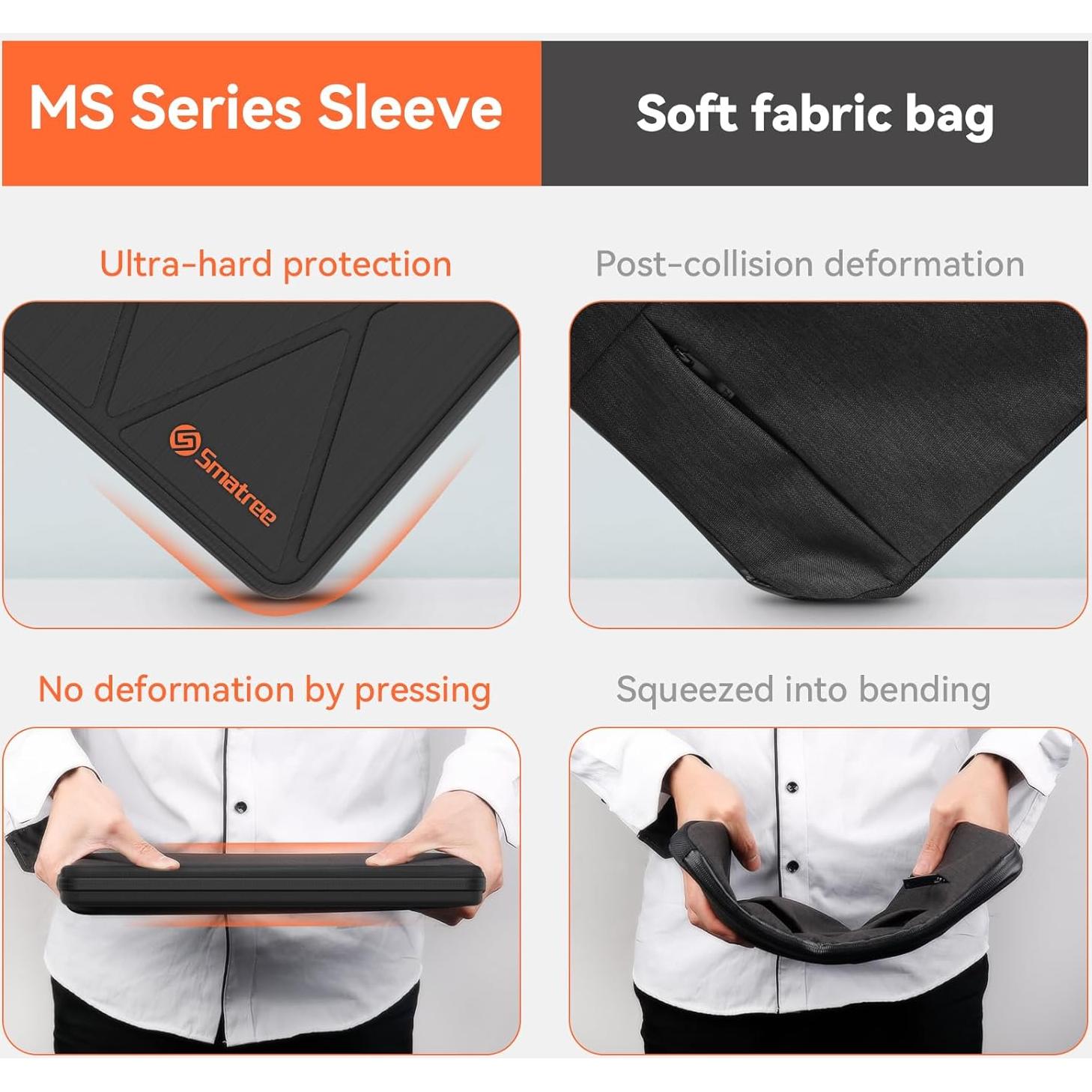 Funda Dura EVA Smatree MS50 para ASUS Vivobook 14" Negra