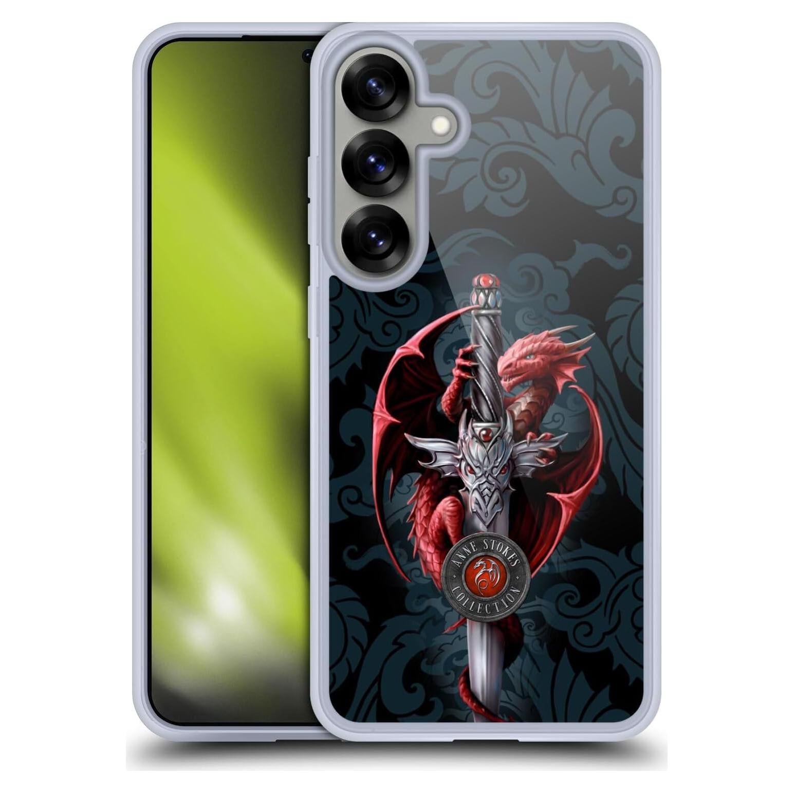 Carcasa de Gel Daga Dragones Anne Stokes para Samsung Galaxy S25+