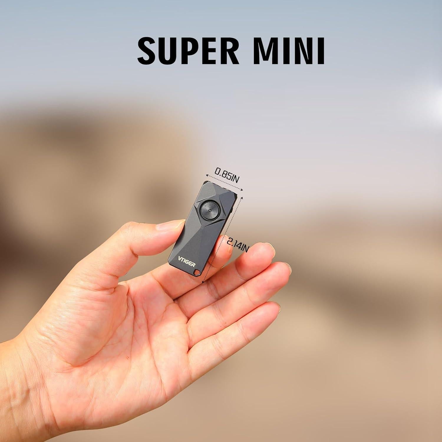 Linterna LED VTIGER K1 800 Lúmenes Recargable Compacta