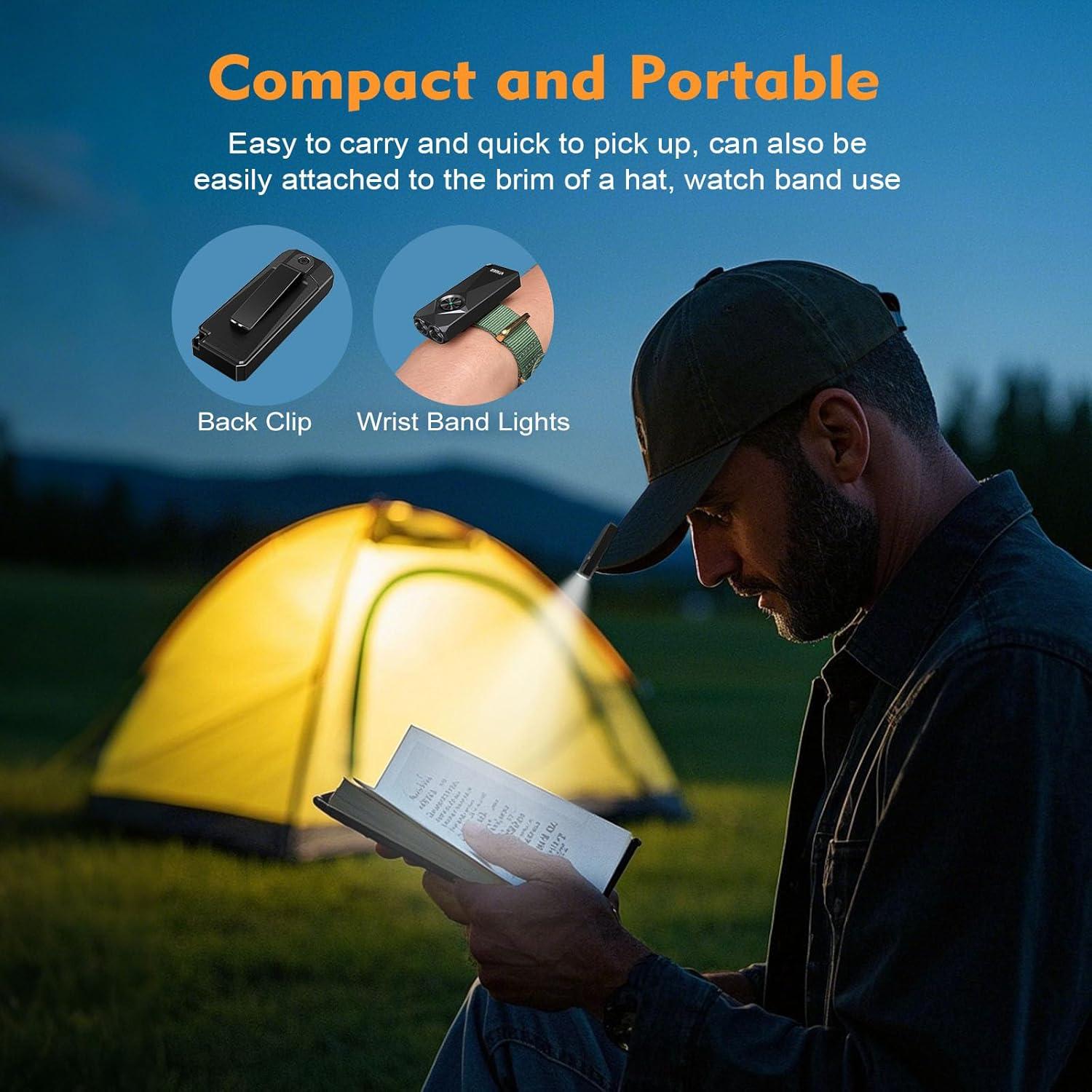 Linterna LED VTIGER K1 800 Lúmenes Recargable Compacta