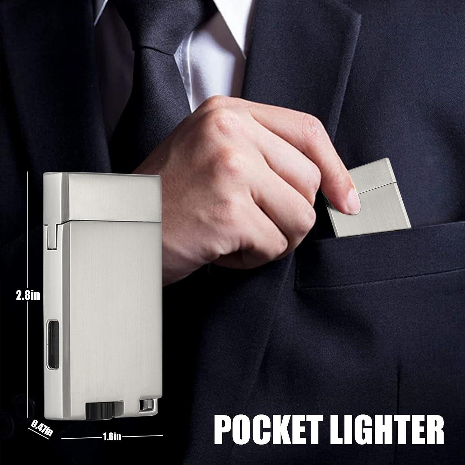 Encendedor de Butano Recargable Copmotds Doble Jet Ajustable - 2 Pzs