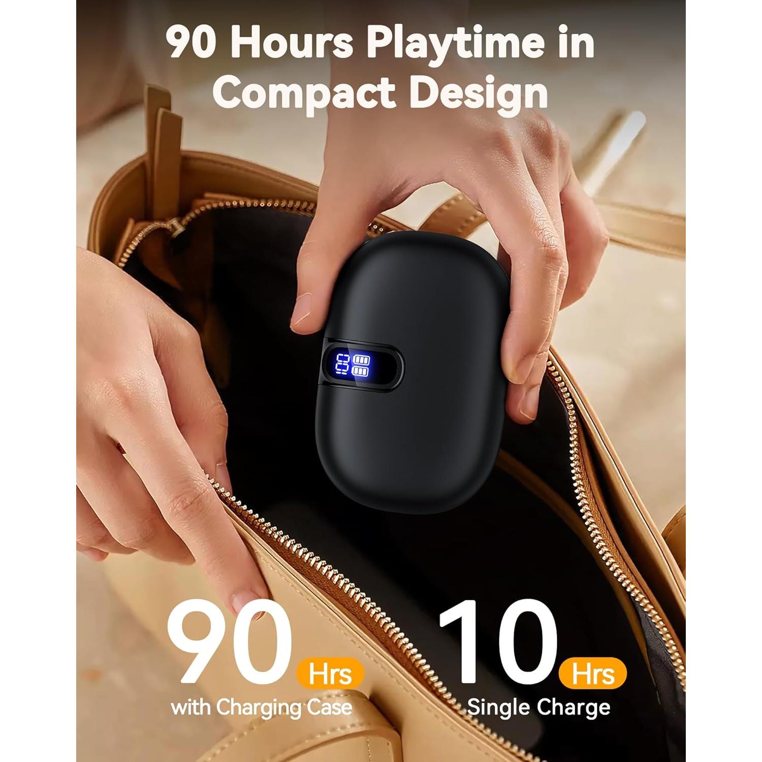 Auriculares Traductores AI PocBuds T26, 164 Idiomas, 90H Batería