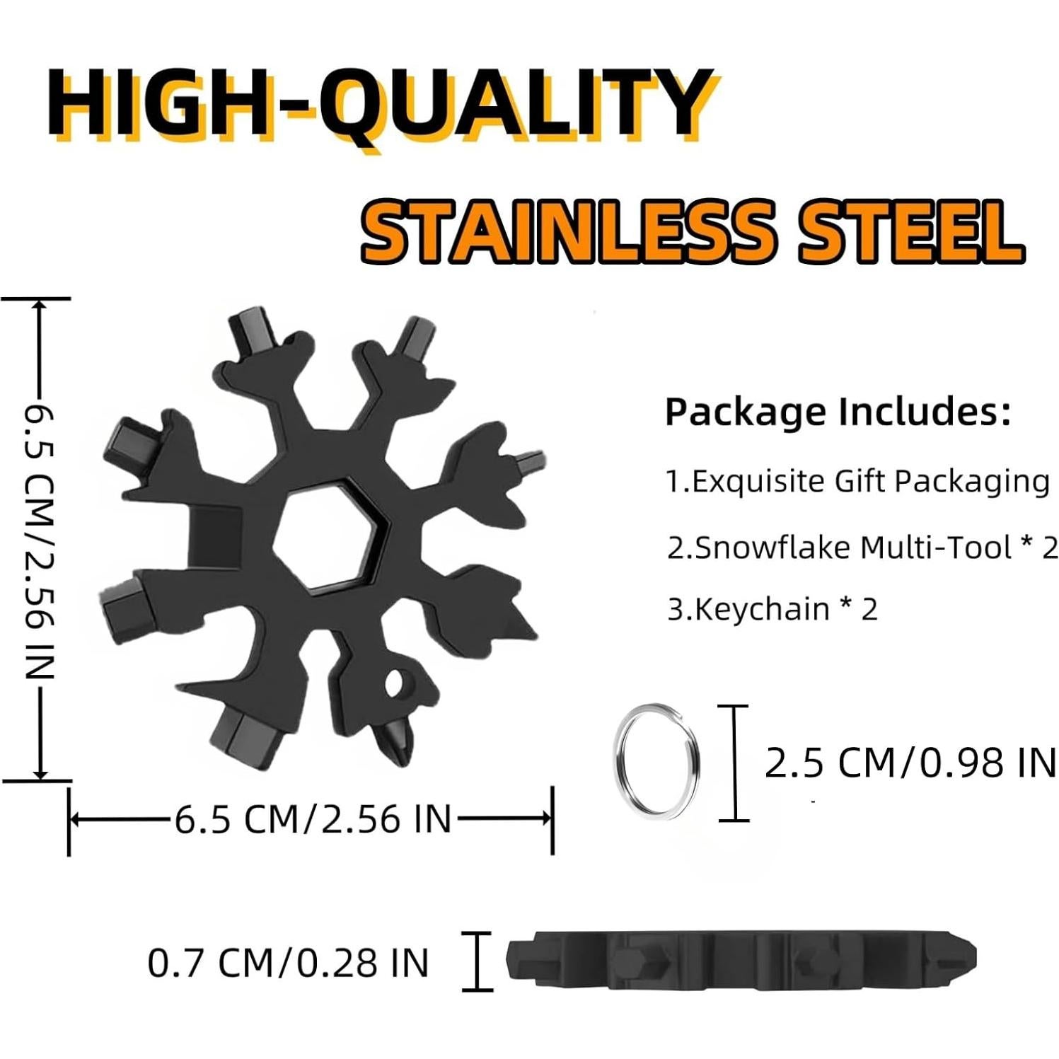 Multiherramienta 18 en 1 Aniyar en Forma de Copo de Nieve