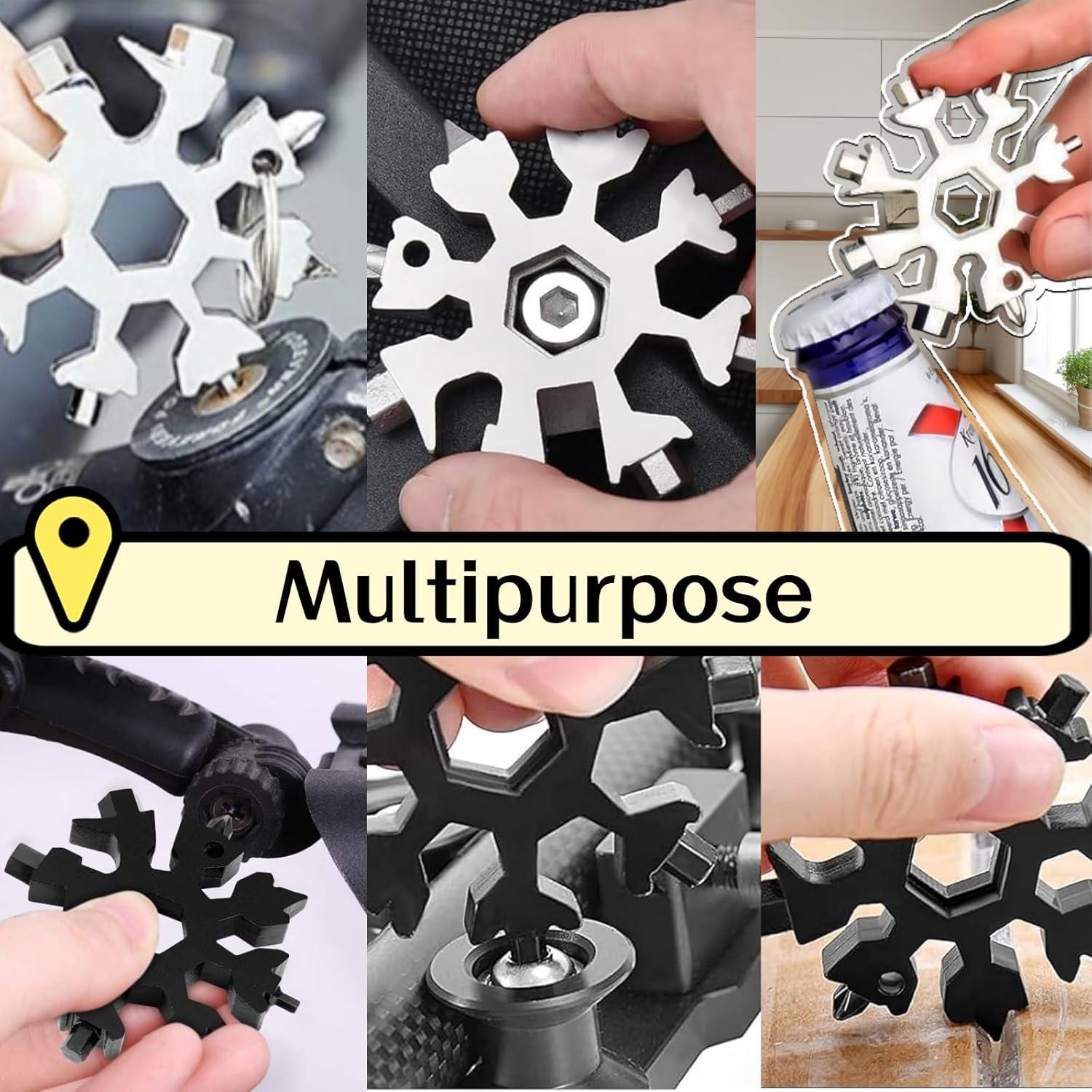 Multiherramienta 18 en 1 Aniyar en Forma de Copo de Nieve