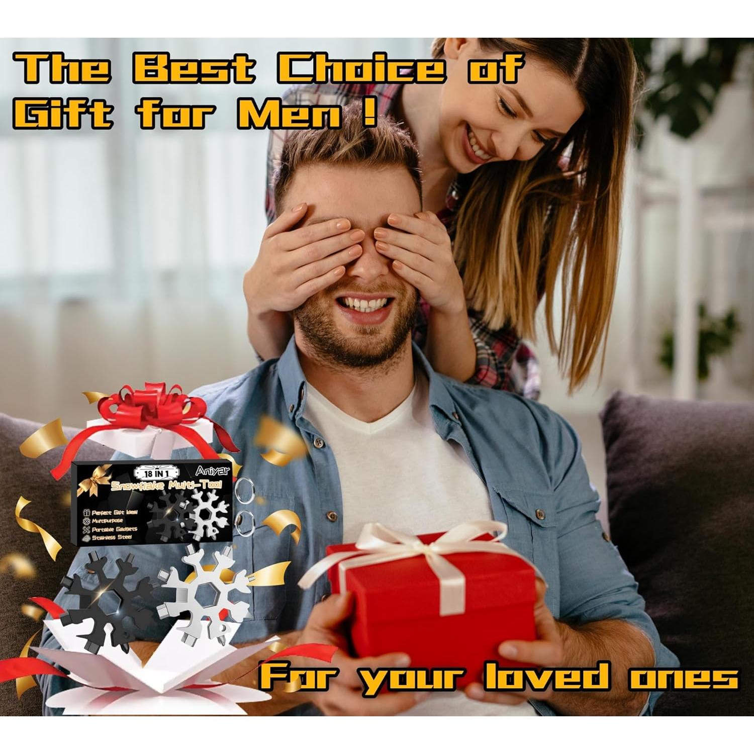 Multiherramienta 18 en 1 Aniyar en Forma de Copo de Nieve