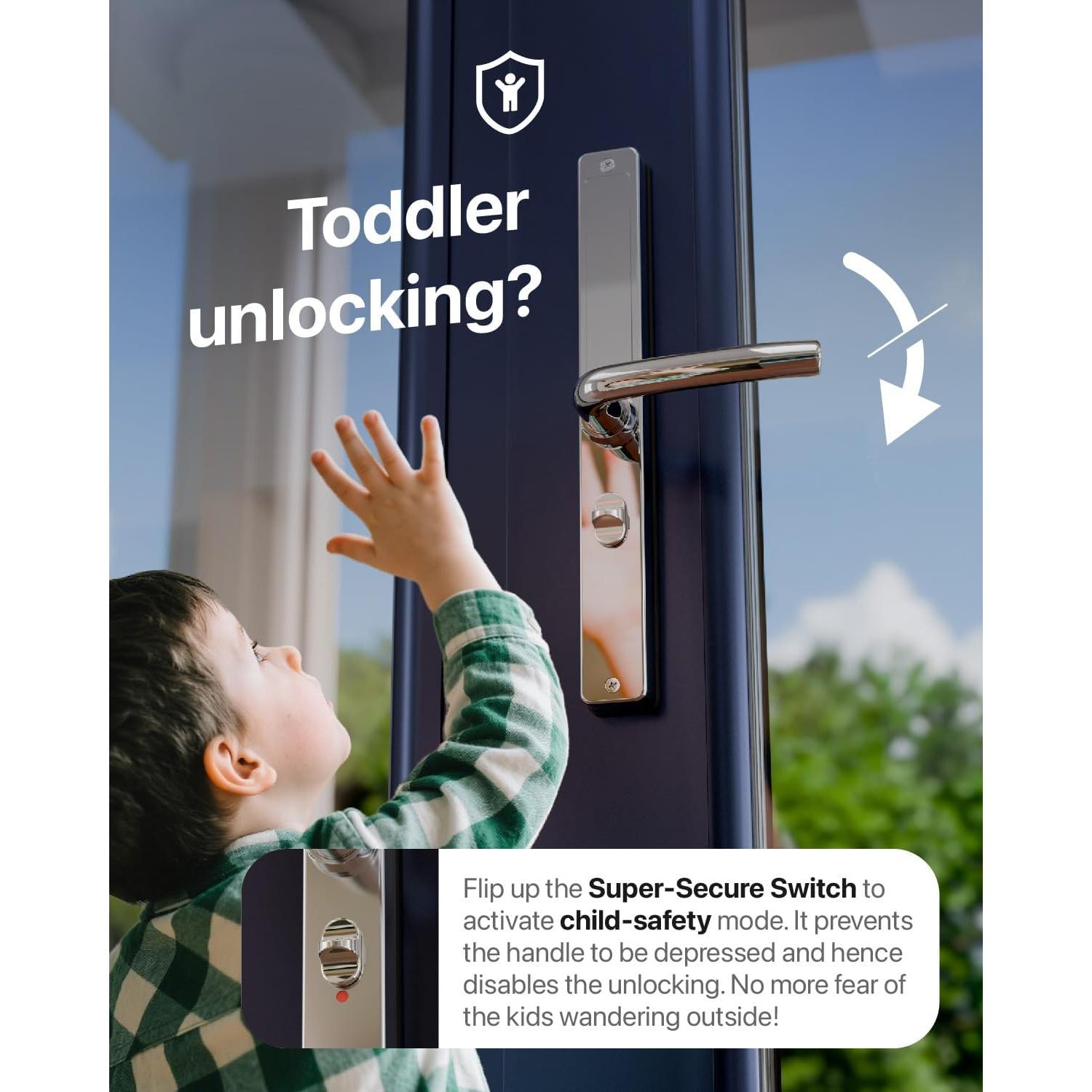 Cerradura Electrónica Inteligente Blusafe Apollo Huella Dactilar