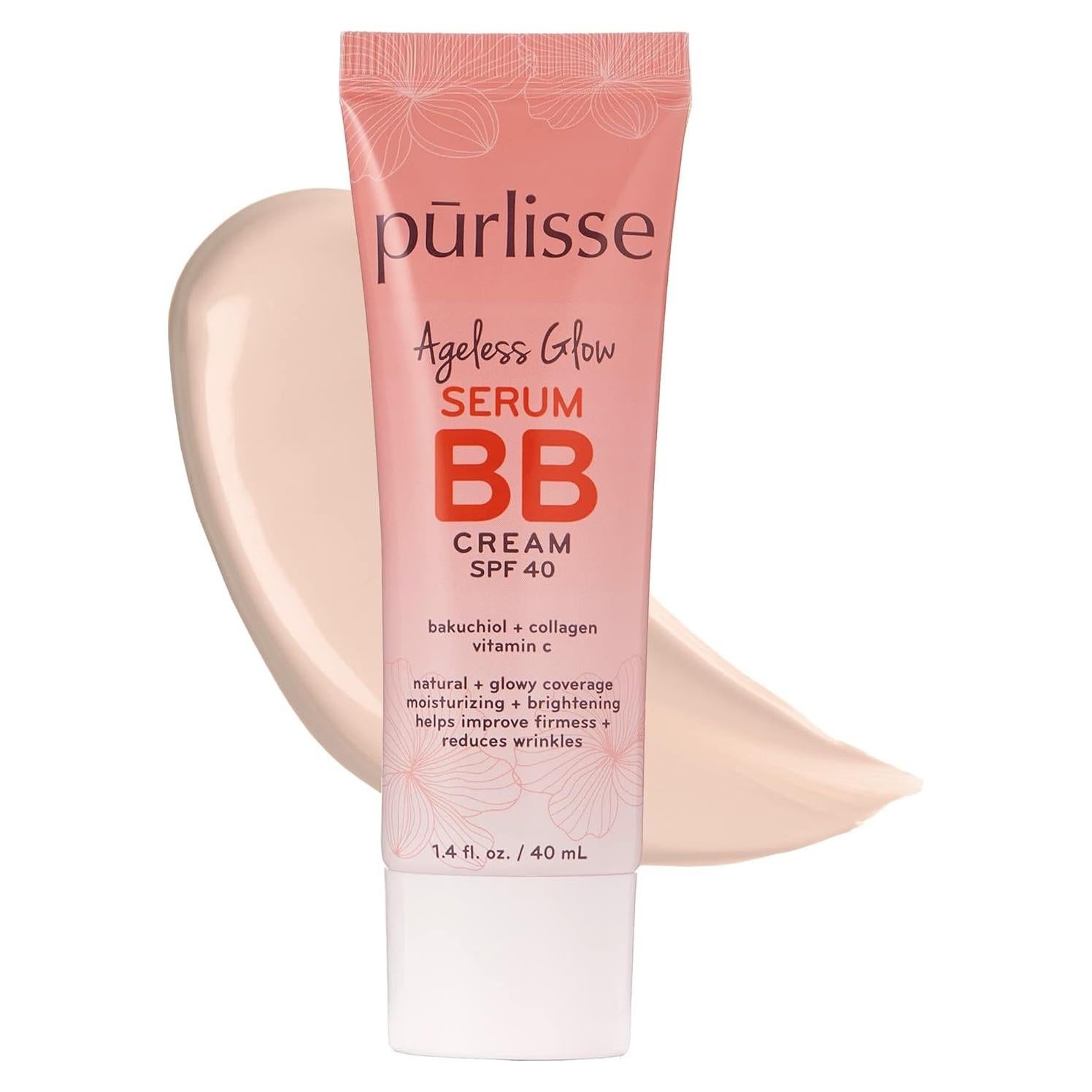 Crema BB Purlisse Ageless Glow SPF 40 39.4g - Iluminadora