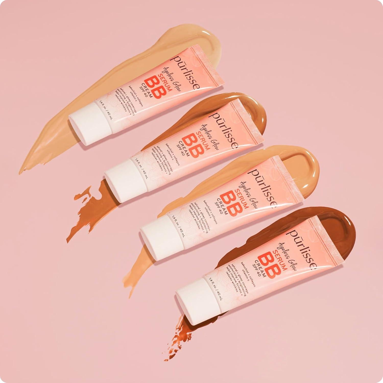 Crema BB Purlisse Ageless Glow SPF 40 39.4g - Iluminadora