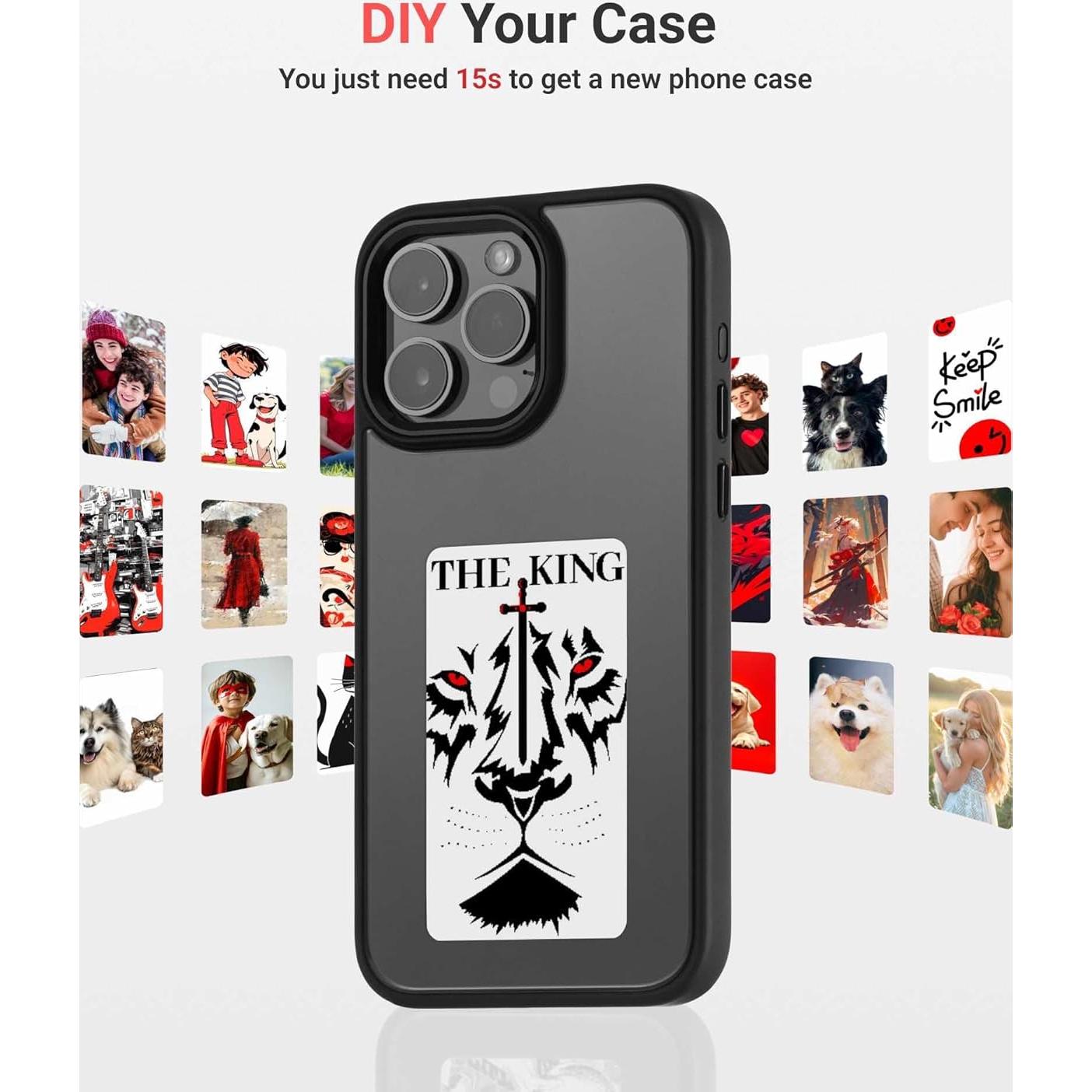 Funda Inteligente E-Ink xCool para iPhone 13 Pro, Negro