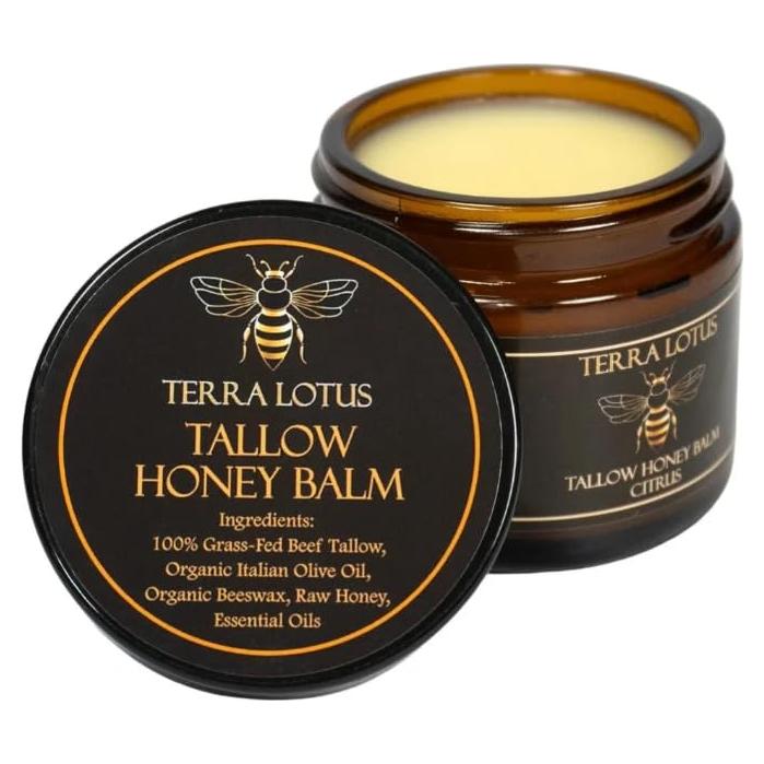 Bálsamo Hidratante Terra Lotus 59 ml - Sebo de Res Orgánico Cítrico