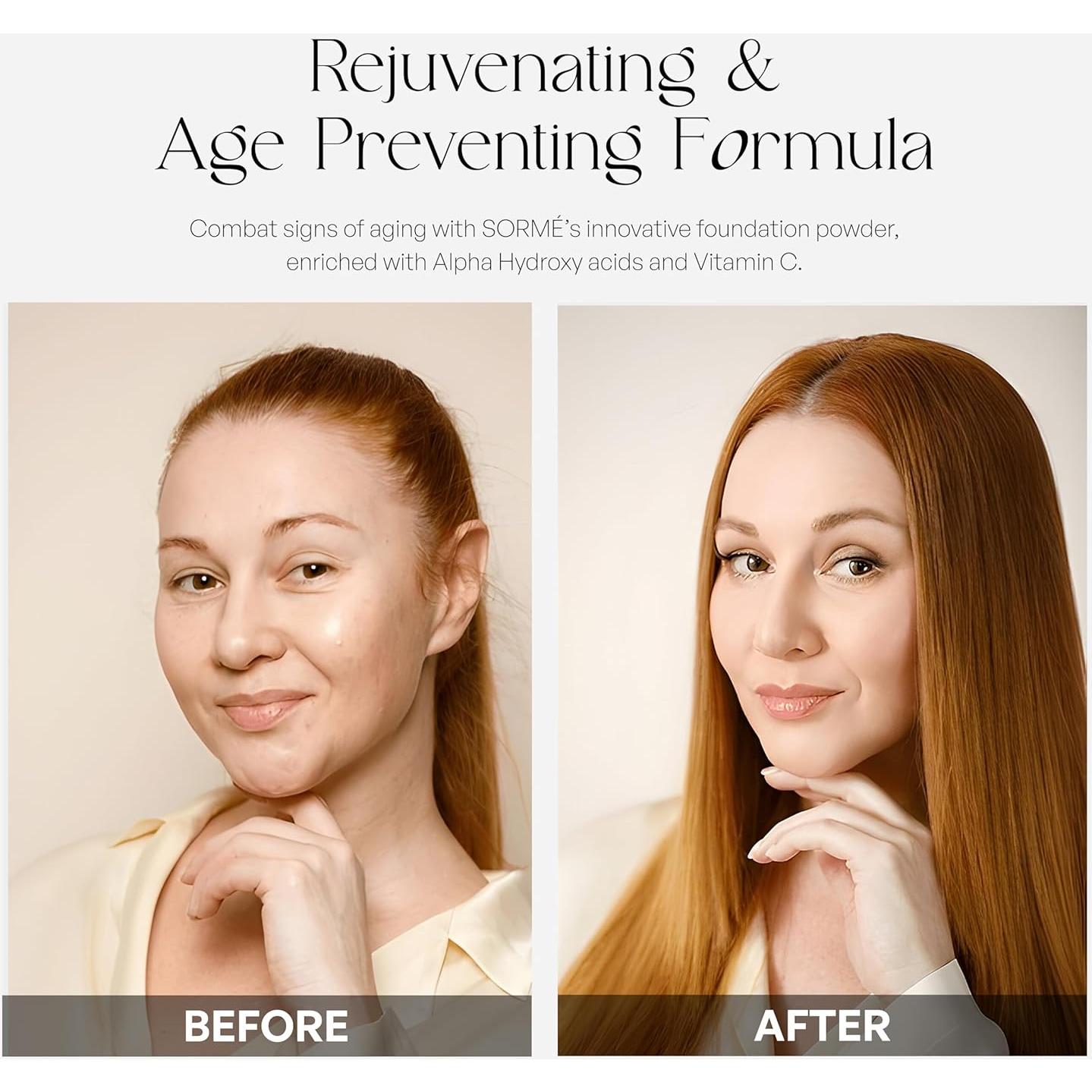 Base en Polvo SORMÉ Beige Suede 25ml - Hidratante y Rejuvenecedor