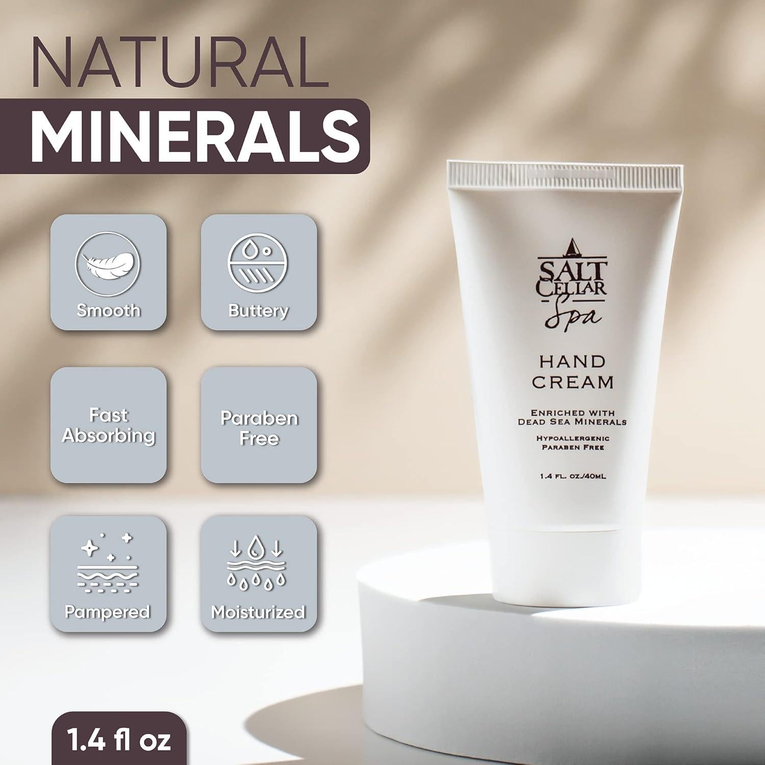 Crema de Manos Mineral del Mar Muerto Salt Cellar 40 ml