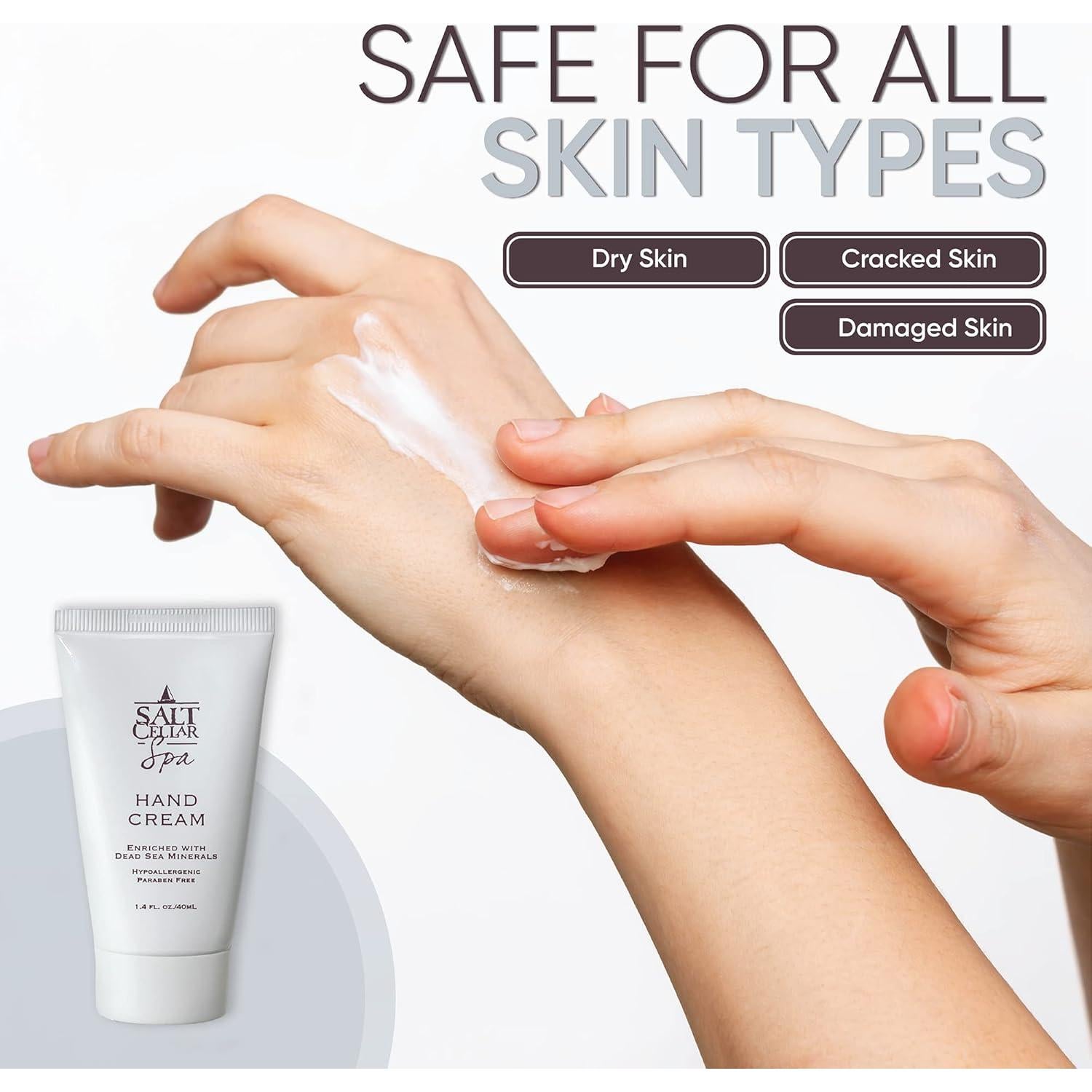 Crema de Manos Mineral del Mar Muerto Salt Cellar 40 ml