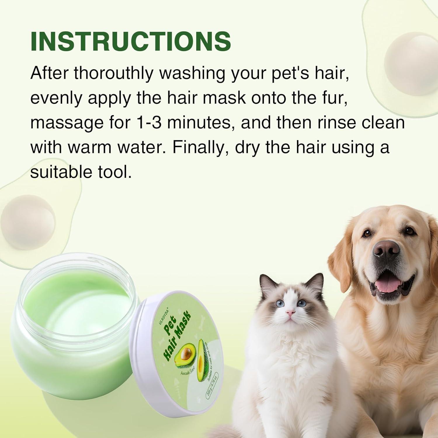 Acondicionador para Perros Ulroyda 240 g - Hidrata y Desenreda