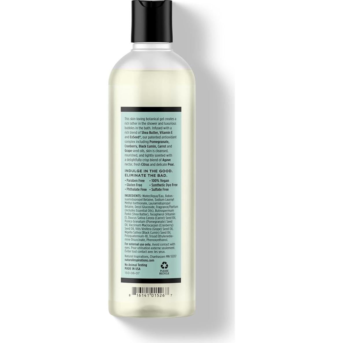 Gel de Baño Hidratante Natural Inspirations 354ml Pera de Agave