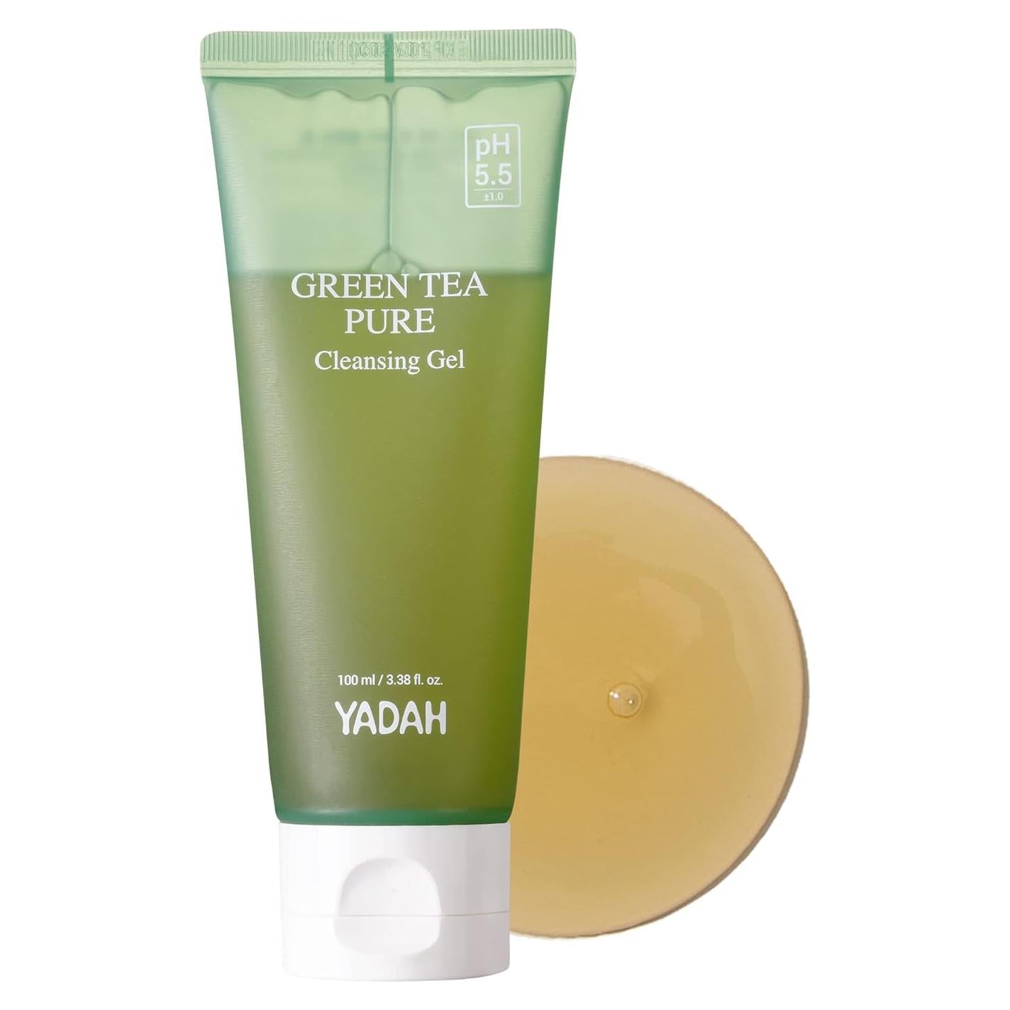 Gel Limpiador Facial YADAH de Té Verde 100 ml - pH Equilibrado