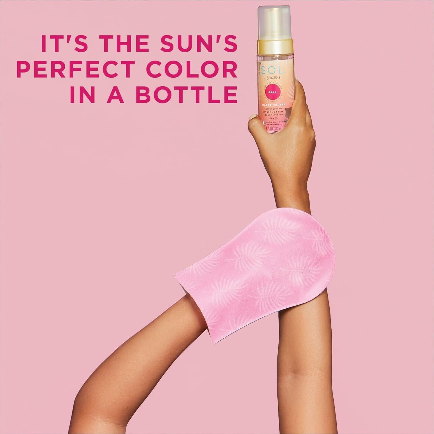 Mousse Autobronceador Jergens SOL Agua Profunda 142g