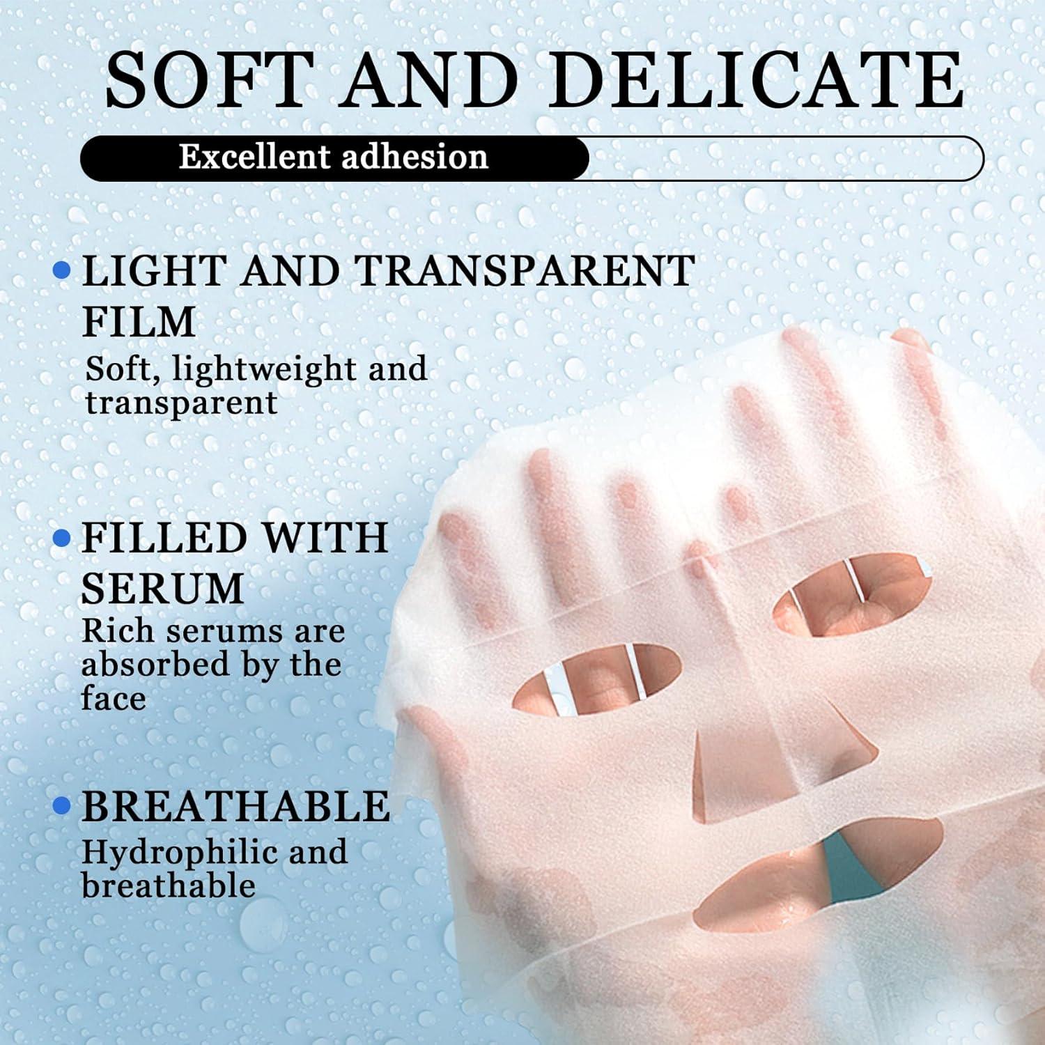 10PCS Face Masks Skincare,Hydrating Face Sheet Masks,Moisturizing Facial Mask,Overnight Facial Sheet Mask for Women and Men,Nourishing Facemasks for All Skin Types 01