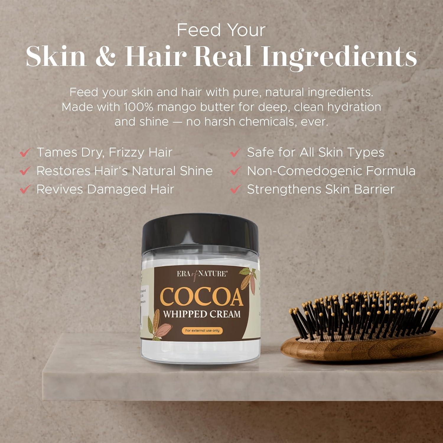 Crema Corporal Batida de Cacao Era of Nature 227g - Hidratante Vegano