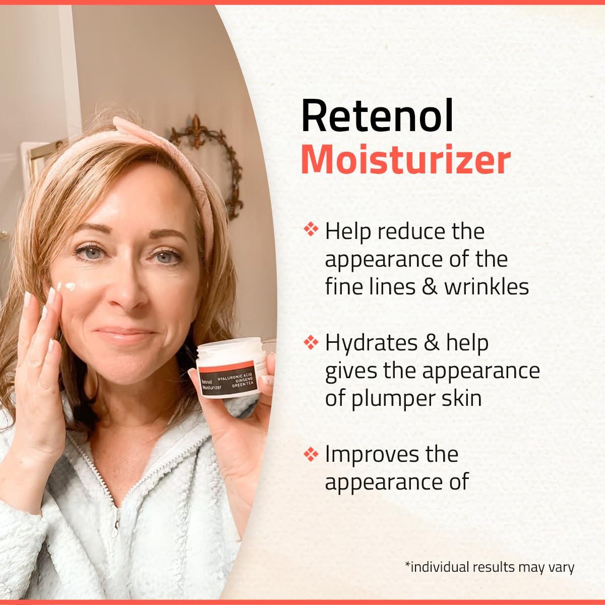 Crema Hidratante de Retinol YEOUTH 28.35g con Ácido Hialurónico