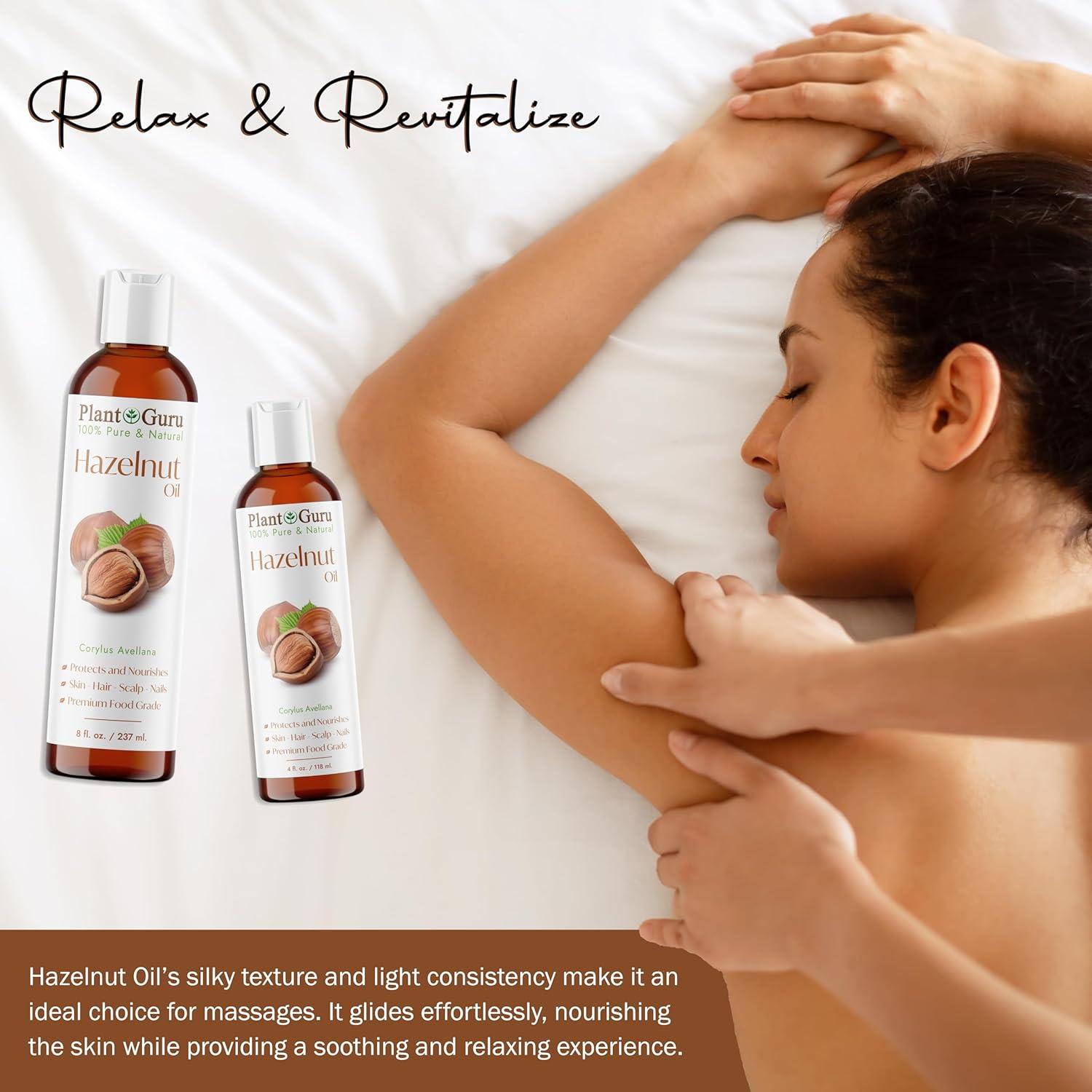 Aceite de Avellana 118 ml Prensado en Frío 100% Puro Natural