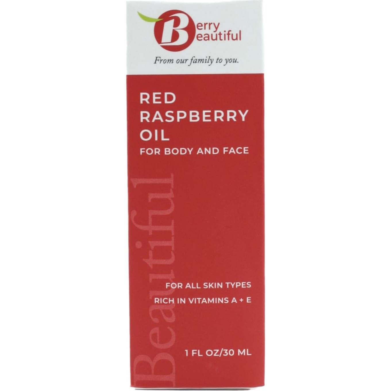 Aceite de Semilla de Frambuesa Roja Berry Beautiful 30 ml - Prensado en Frío