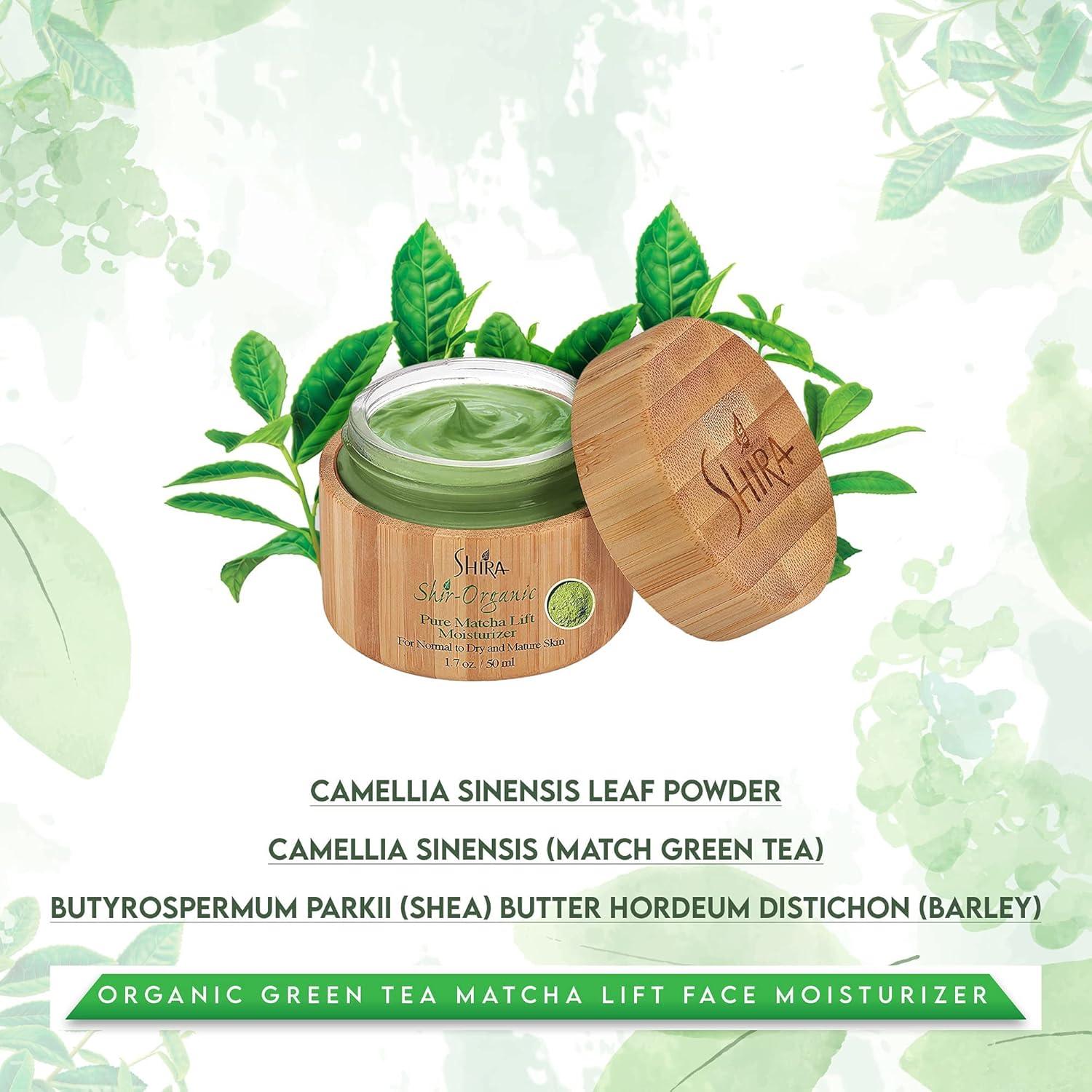 Crema Hidratante Facial Matcha Lift Shira 15ml - Rejuvenecedora