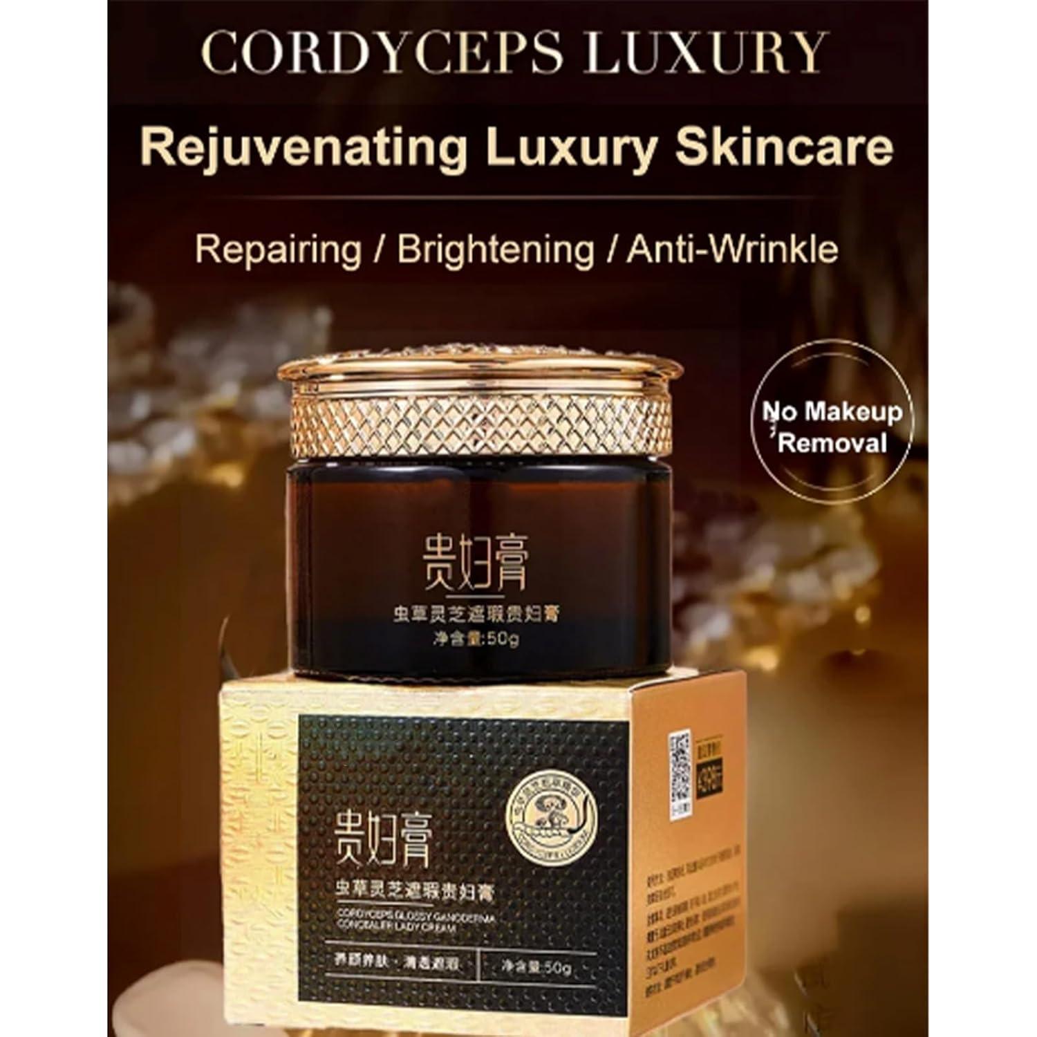 Crema Tonificante Cordyceps Ganoderma 50g - Hidratante Antiarrugas