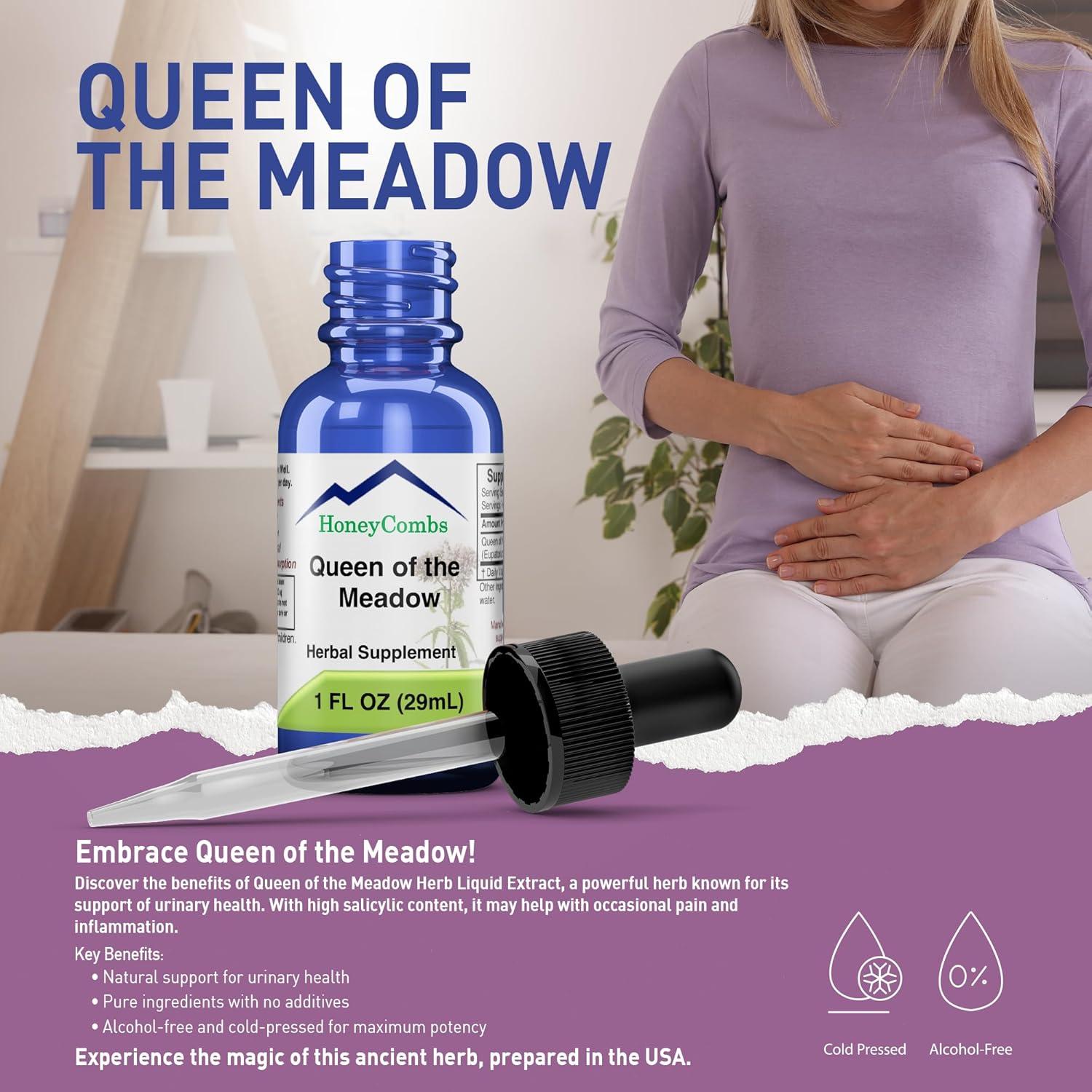 Suplemento Herbal Reina de los Prados HoneyCombs 30 ml - Sin Alcohol