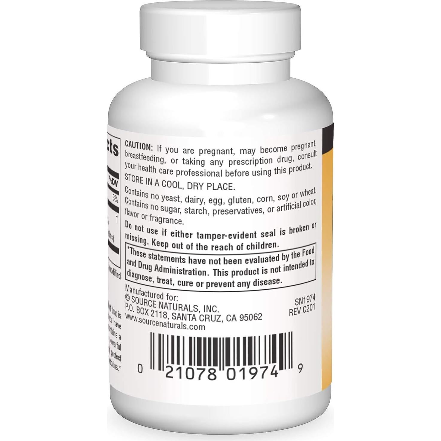 Source Naturals Mangosteen 75 mg - 60 Tabletas Antioxidante