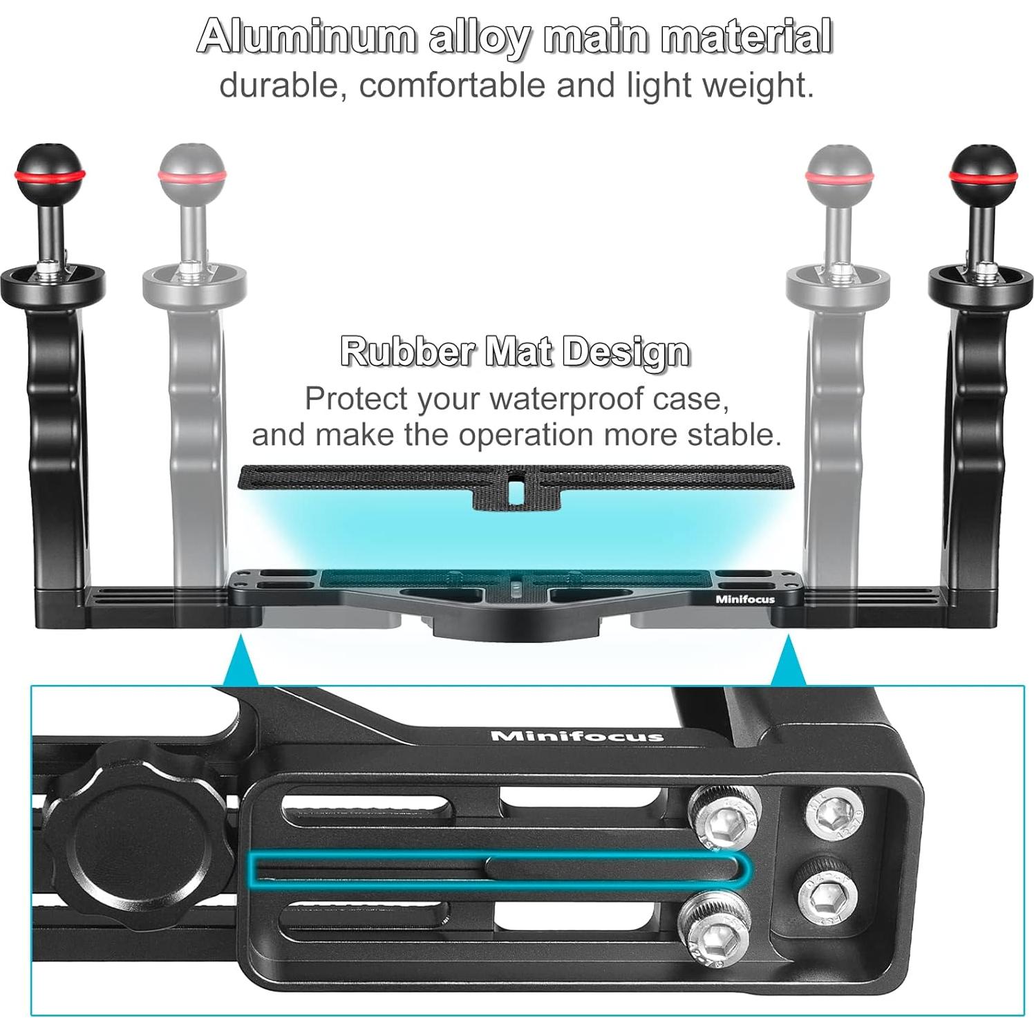 Soporte de Cámara Submarina MINIFOCUS MF-22 con Asa