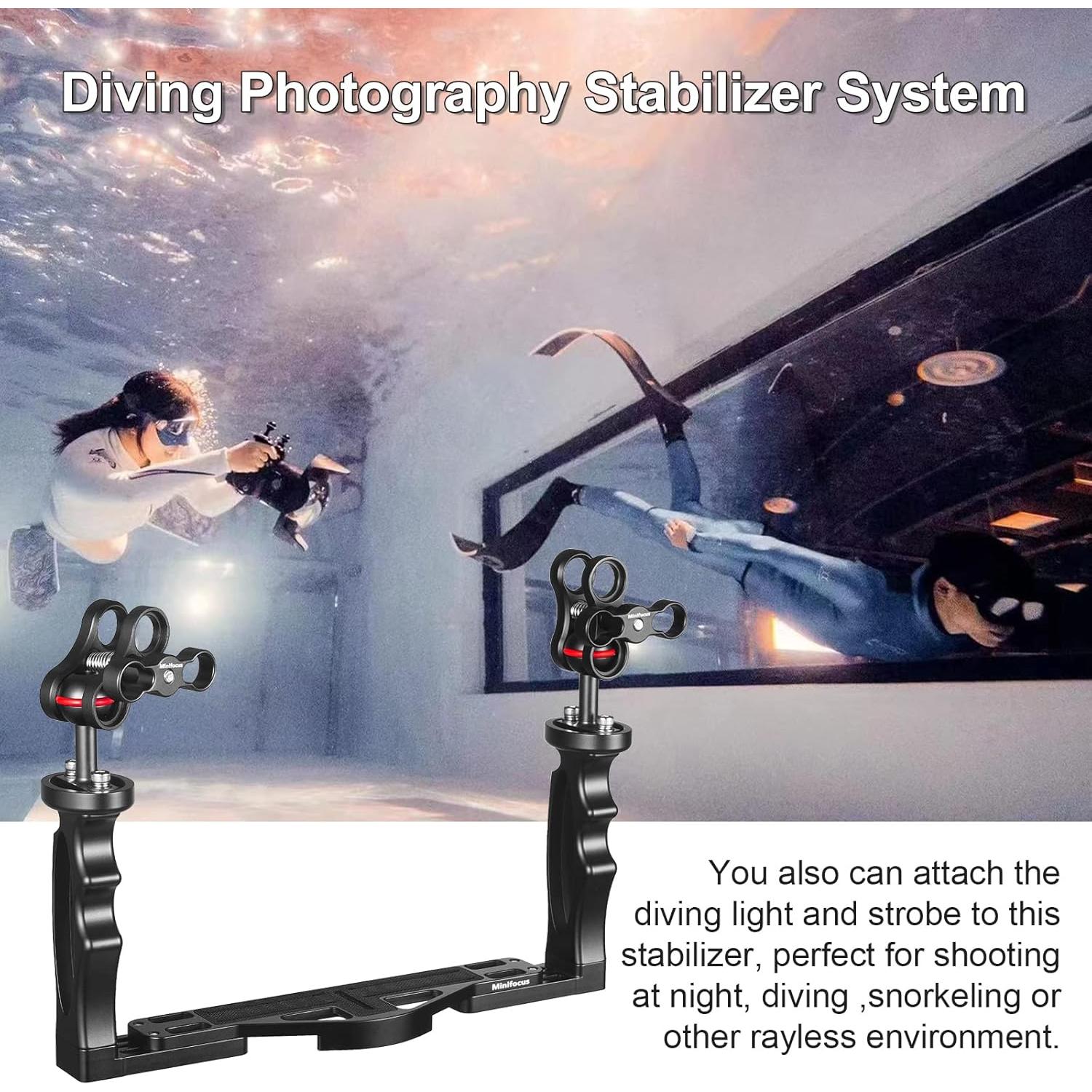 Soporte de Cámara Submarina MINIFOCUS MF-22 con Asa