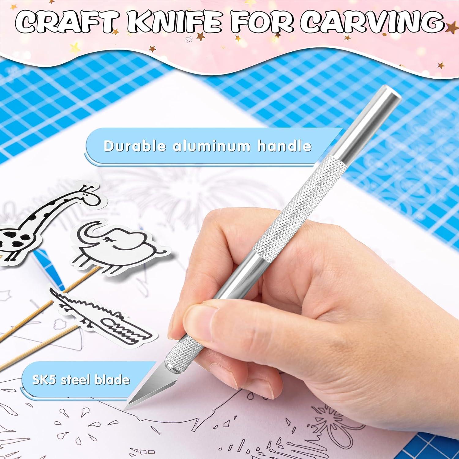 Juego de Cuchillos Exacto DIYSELF 4 Pcs con 40 Cuchillas #11