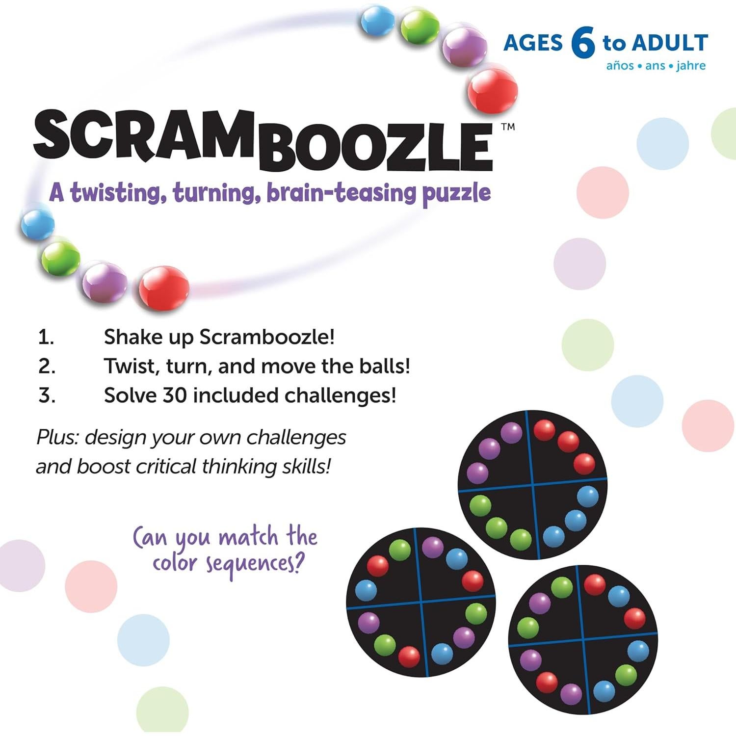 Juego de Rompecabezas Scramboozle Learning Resources 3D 6+
