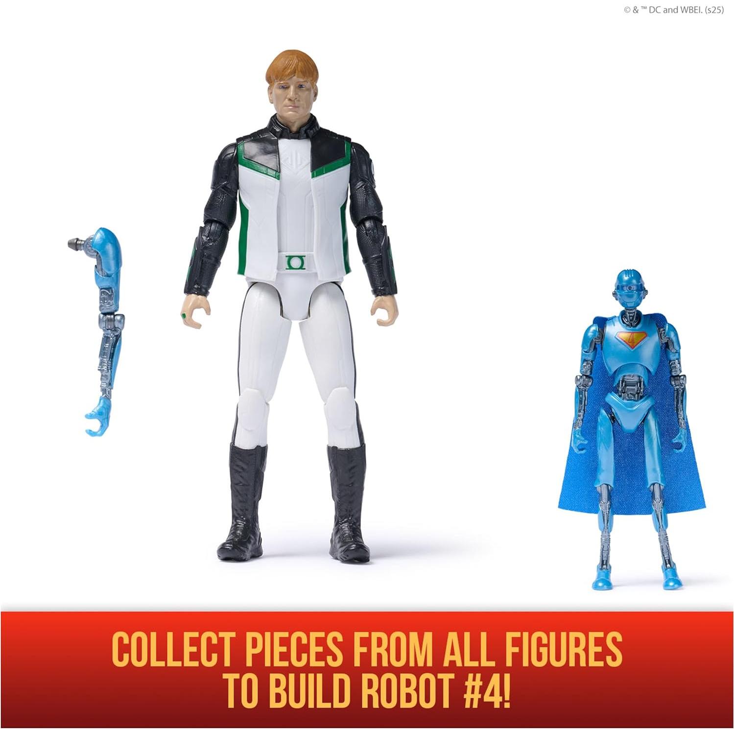 Figura de Acción Superman Linterna Verde 15 cm Spin Master