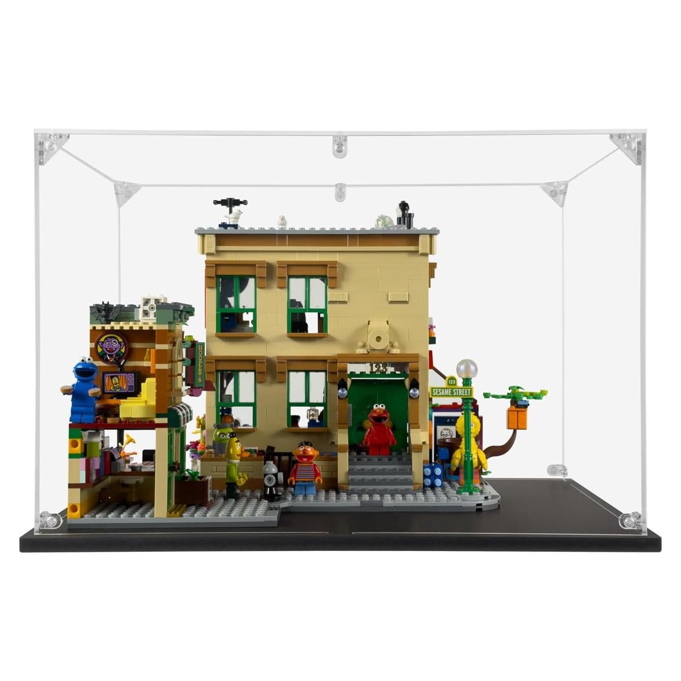 Caja de Exhibición Acrílica para Lego 123 Sesame Street #21324