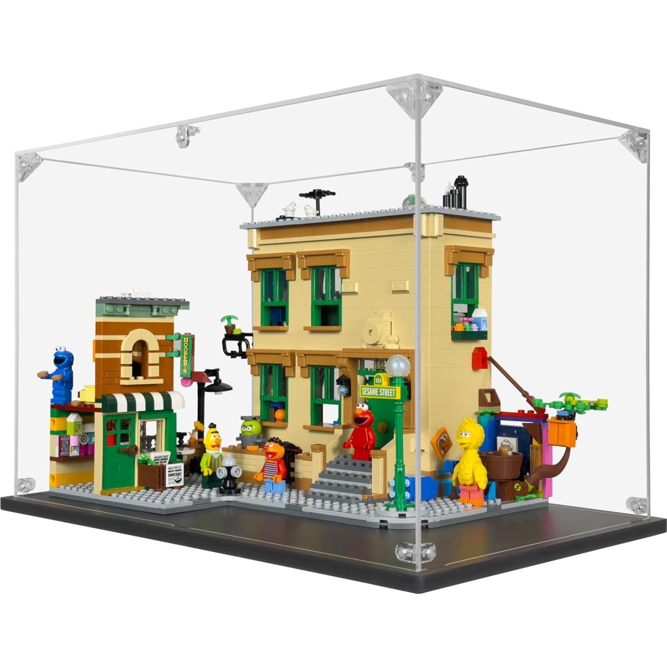 Caja de Exhibición Acrílica para Lego 123 Sesame Street #21324