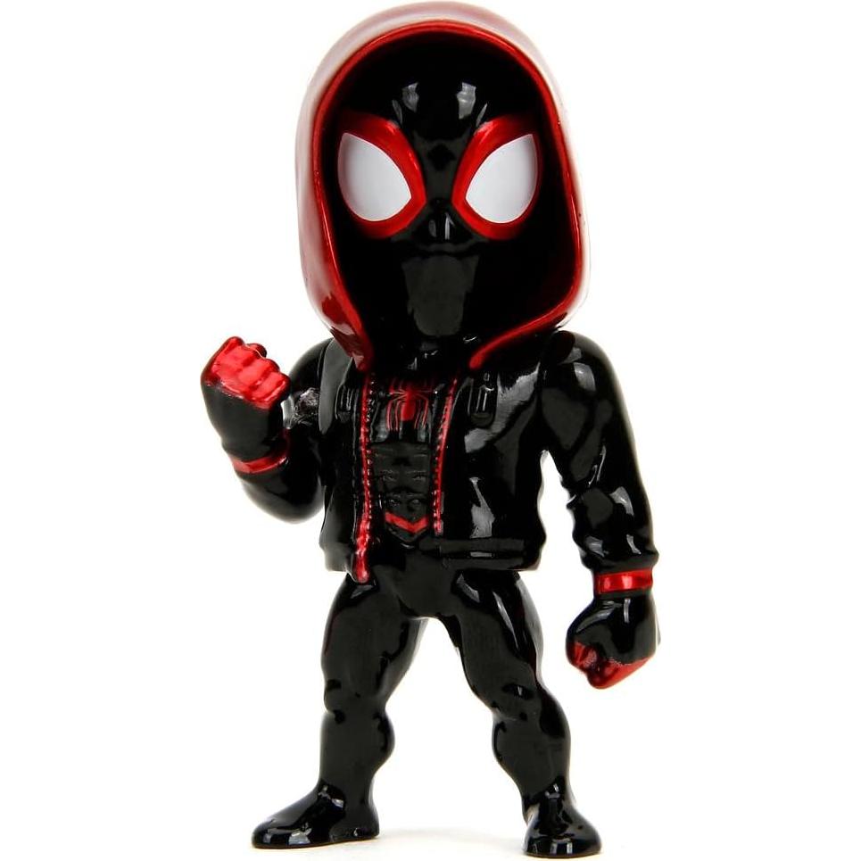 Conjunto de 4 Figuras de Metal Marvel Spider-Man Jada Toys 6 cm