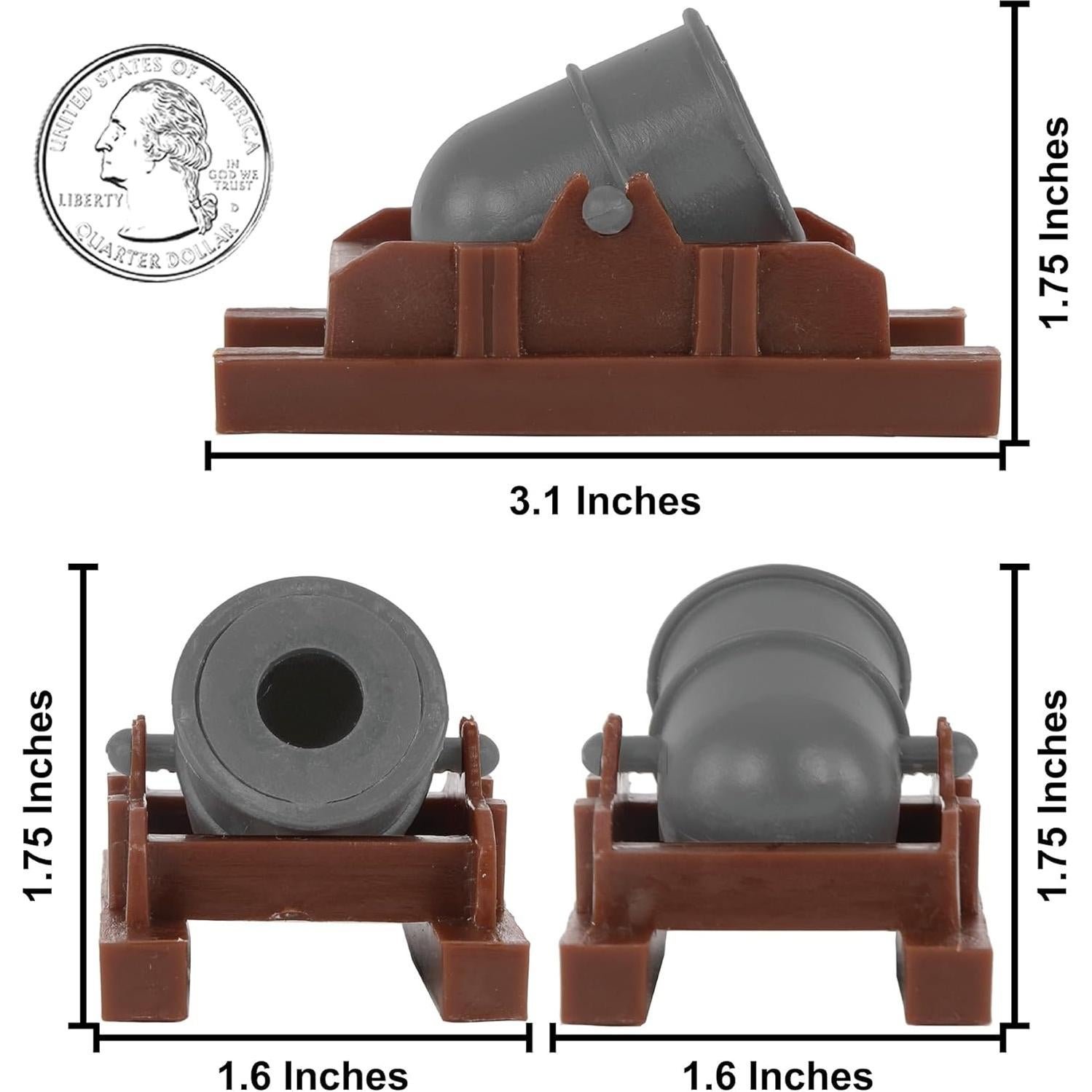 Conjunto de Cañón y Mortero BMC - Guerra Revolucionaria 6 Piezas