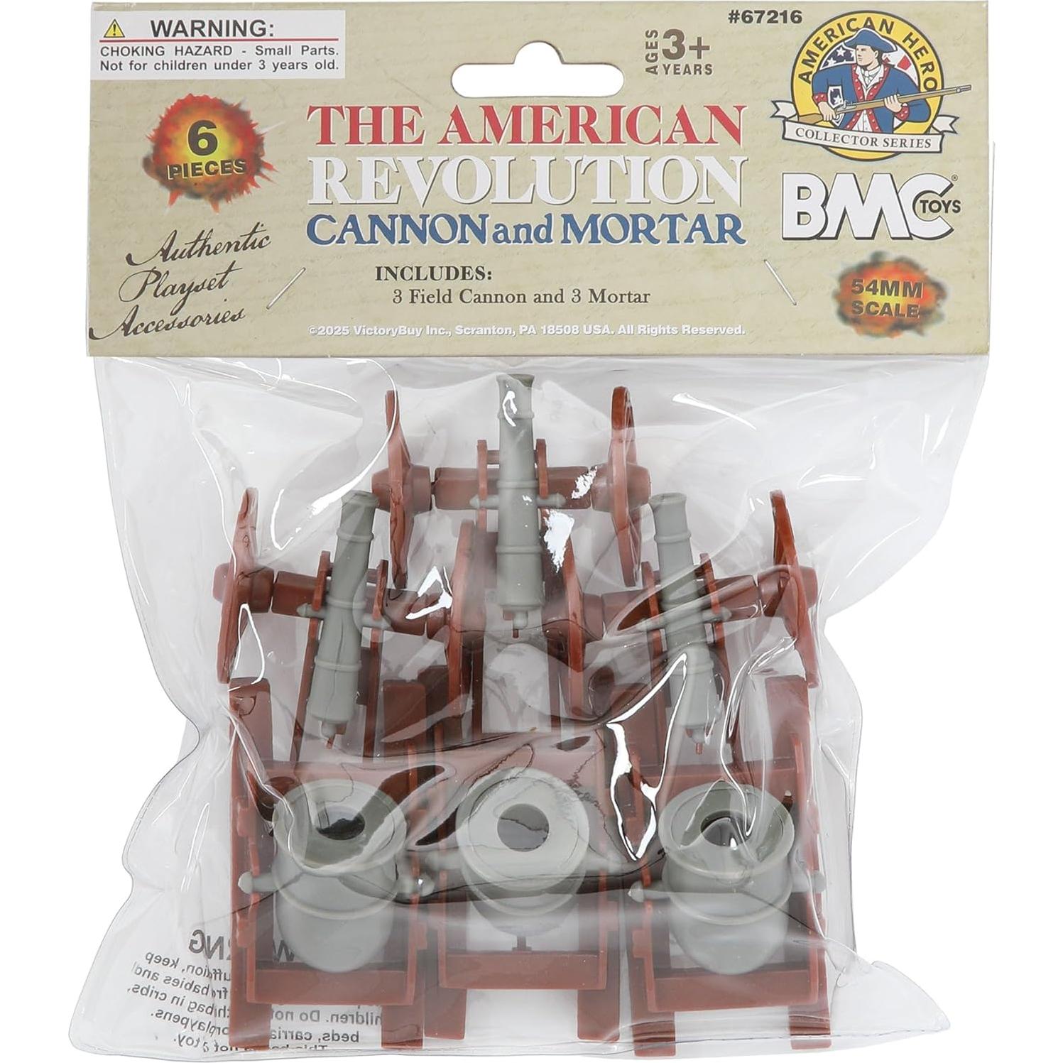 Conjunto de Cañón y Mortero BMC - Guerra Revolucionaria 6 Piezas