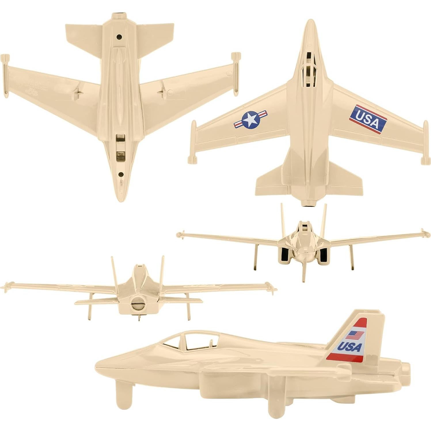 TimMee Avión de Hélice y Jet de Combate Tan 1:50