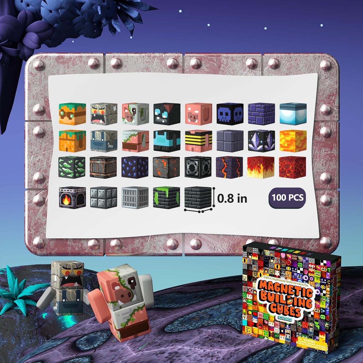 Bloques Magnéticos 100PCS Idoot - Juguetes STEM para Niños 3+