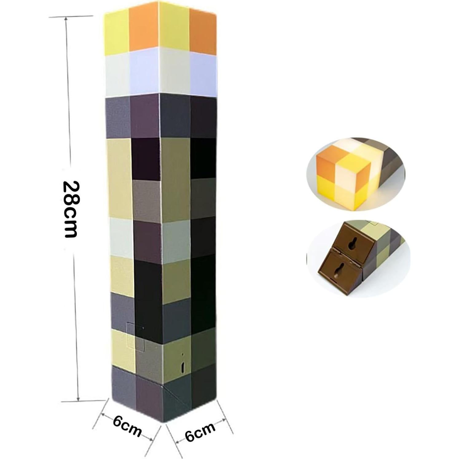 Lámpara de antorcha recargable USB Yevheniy 3 niveles brillo