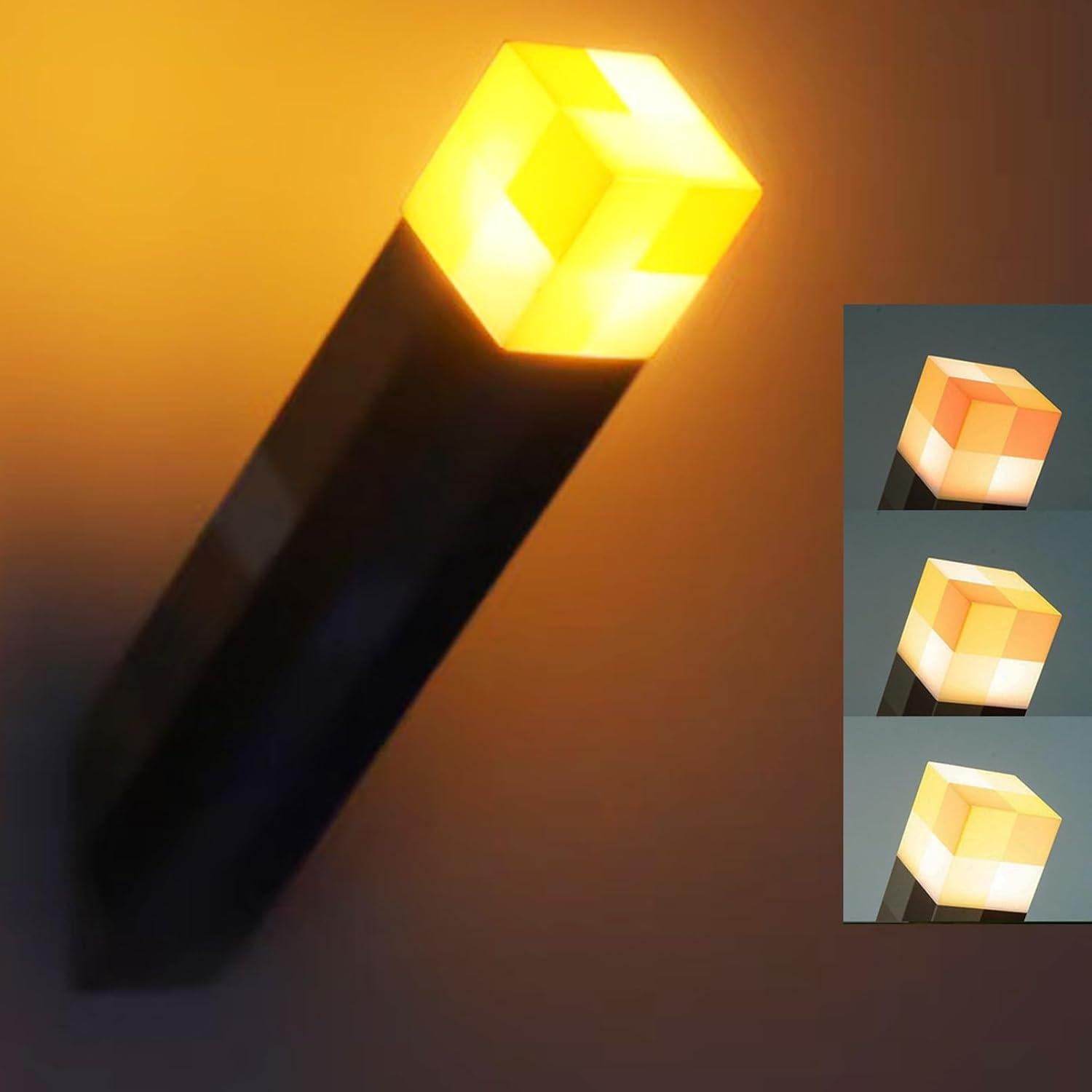 Lámpara de antorcha recargable USB Yevheniy 3 niveles brillo