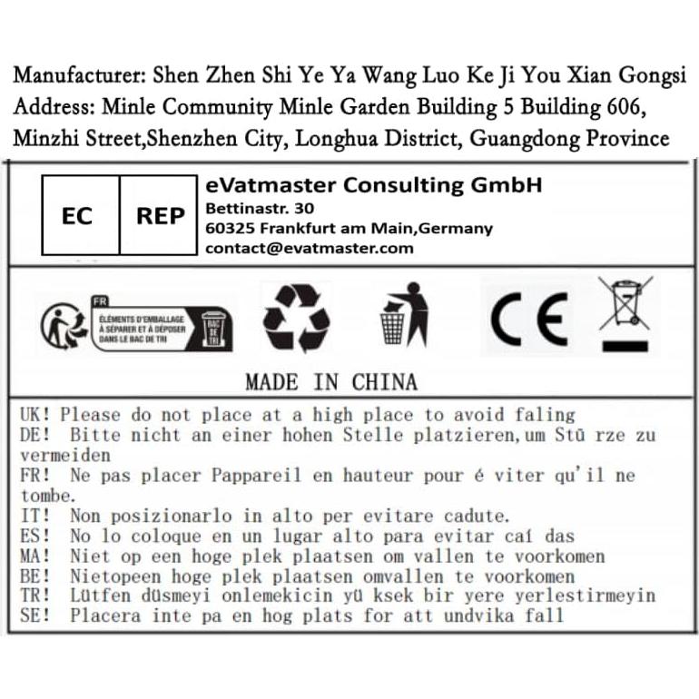 Lámpara de antorcha recargable USB Yevheniy 3 niveles brillo