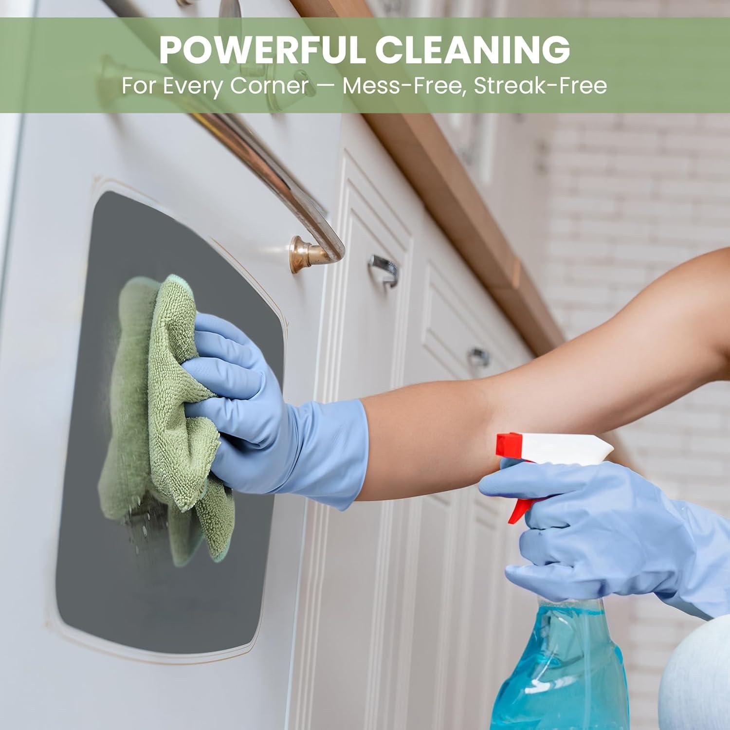 Paquete de 12 Paños de Microfibra SIFANGKE 30x30 cm Multicolor