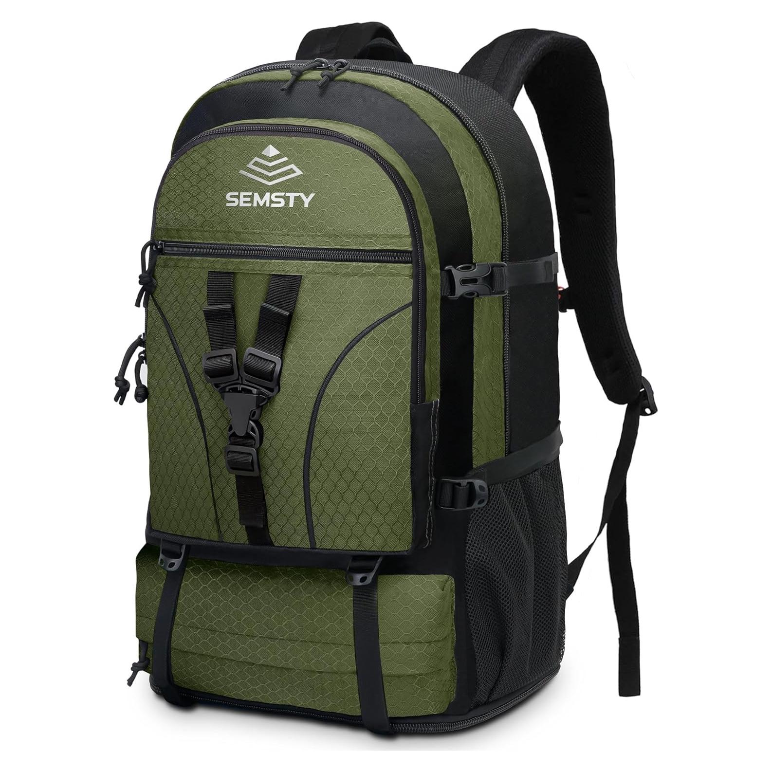 Mochila de Senderismo SEMSTY 30L/35L Expandible Unisex