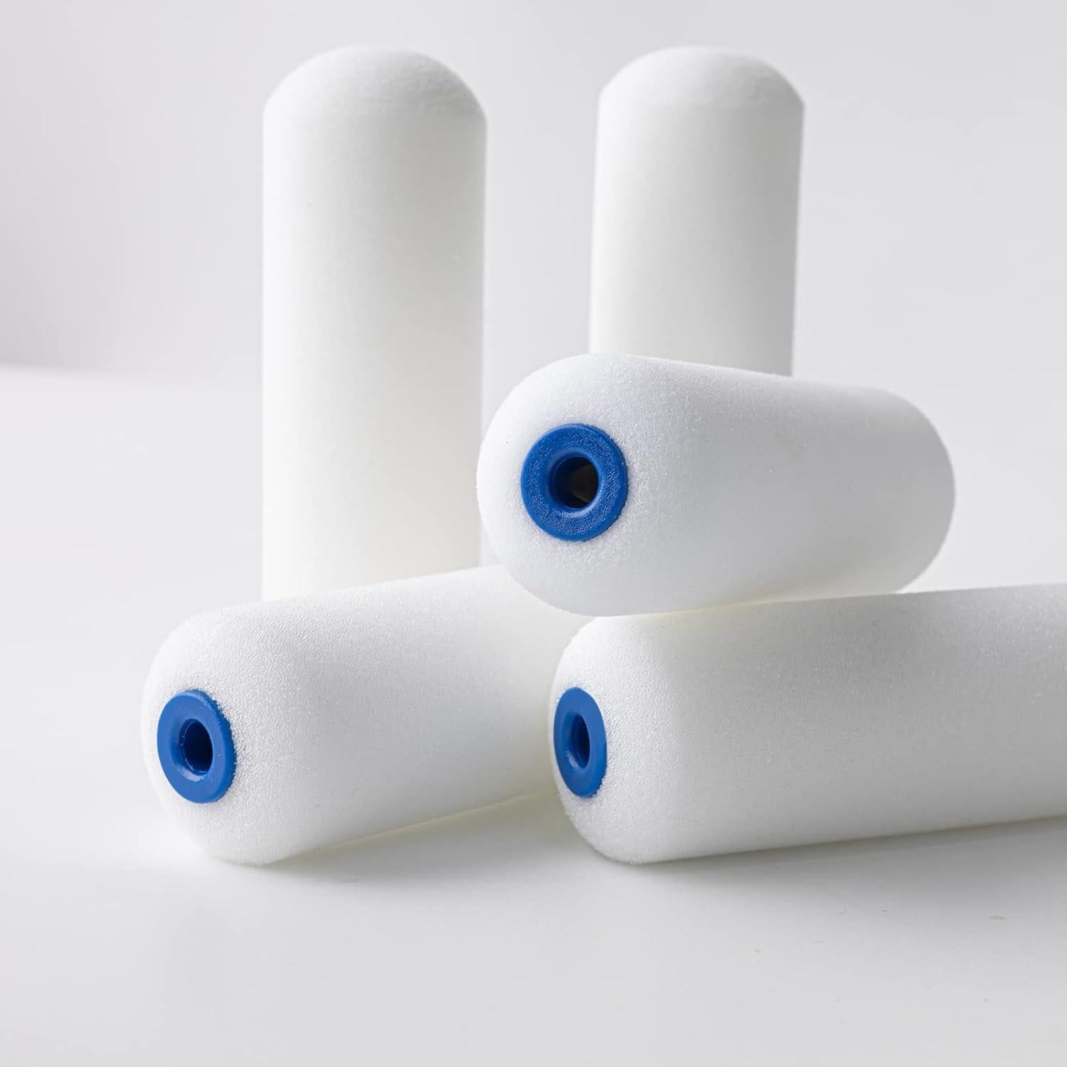 Rodillo de pintura de espuma Mister Rui 4" - 10 paquetes