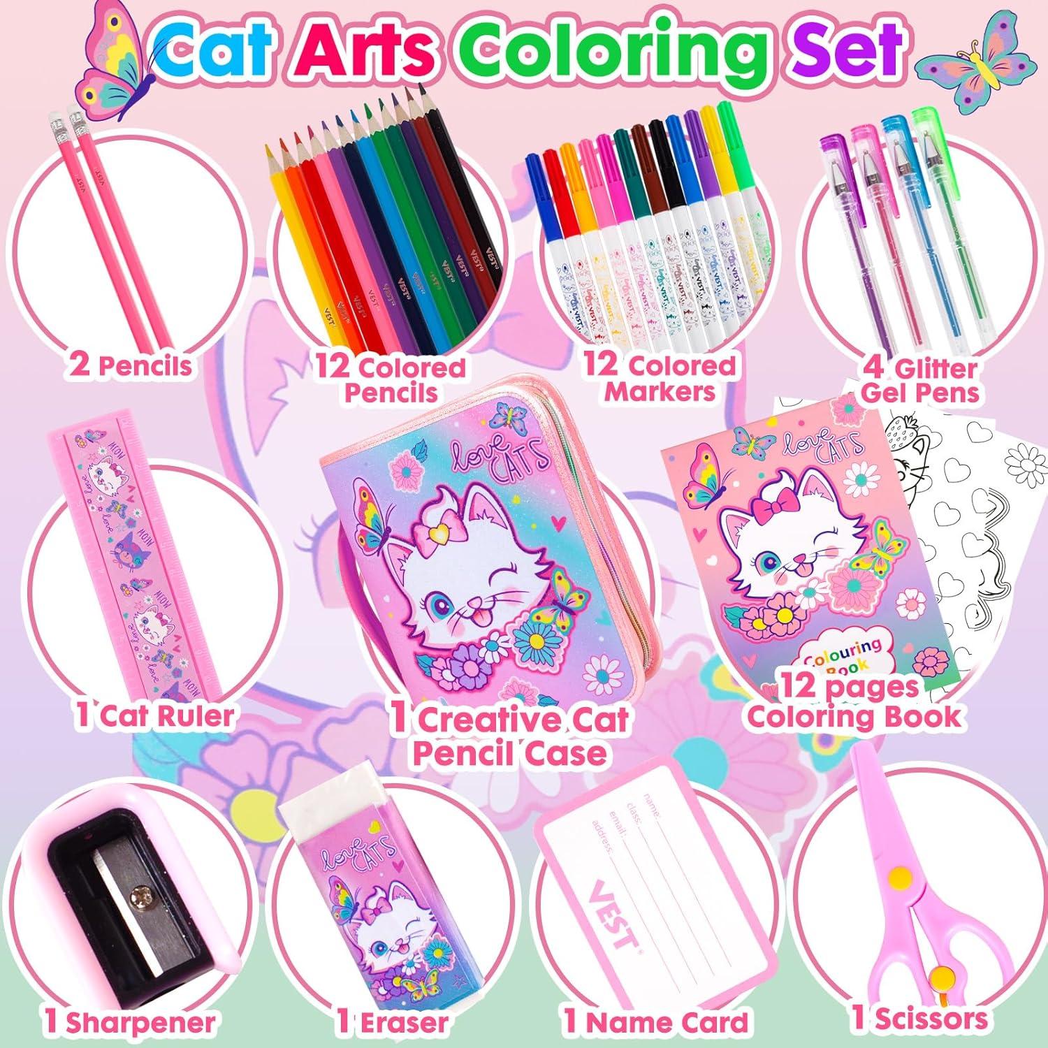 Juego de Marcadores de Gato YOYTOO 36 Piezas para Niños