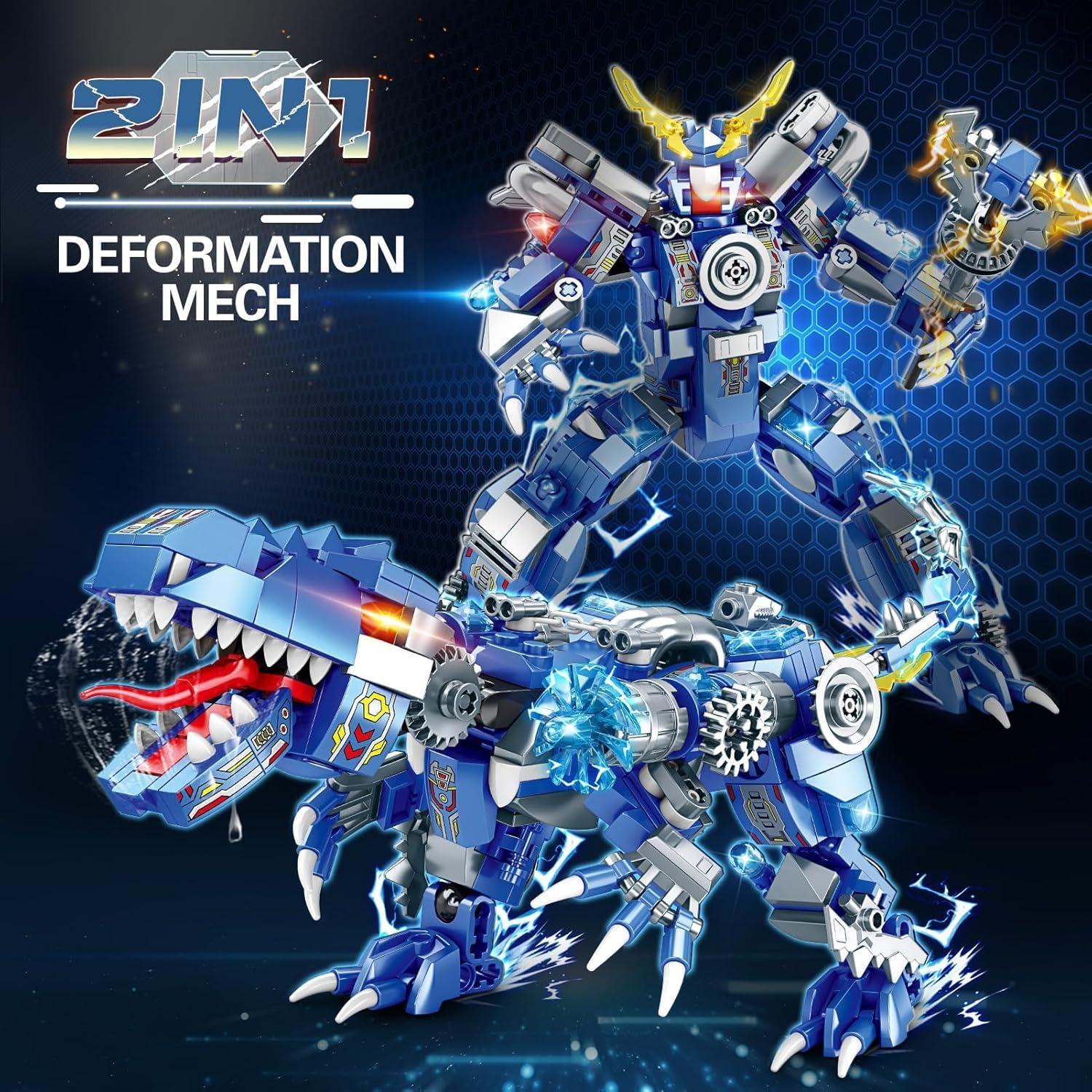 Bloques de Construcción Mech Dinosaurio PLAYBRIX 433 PCS